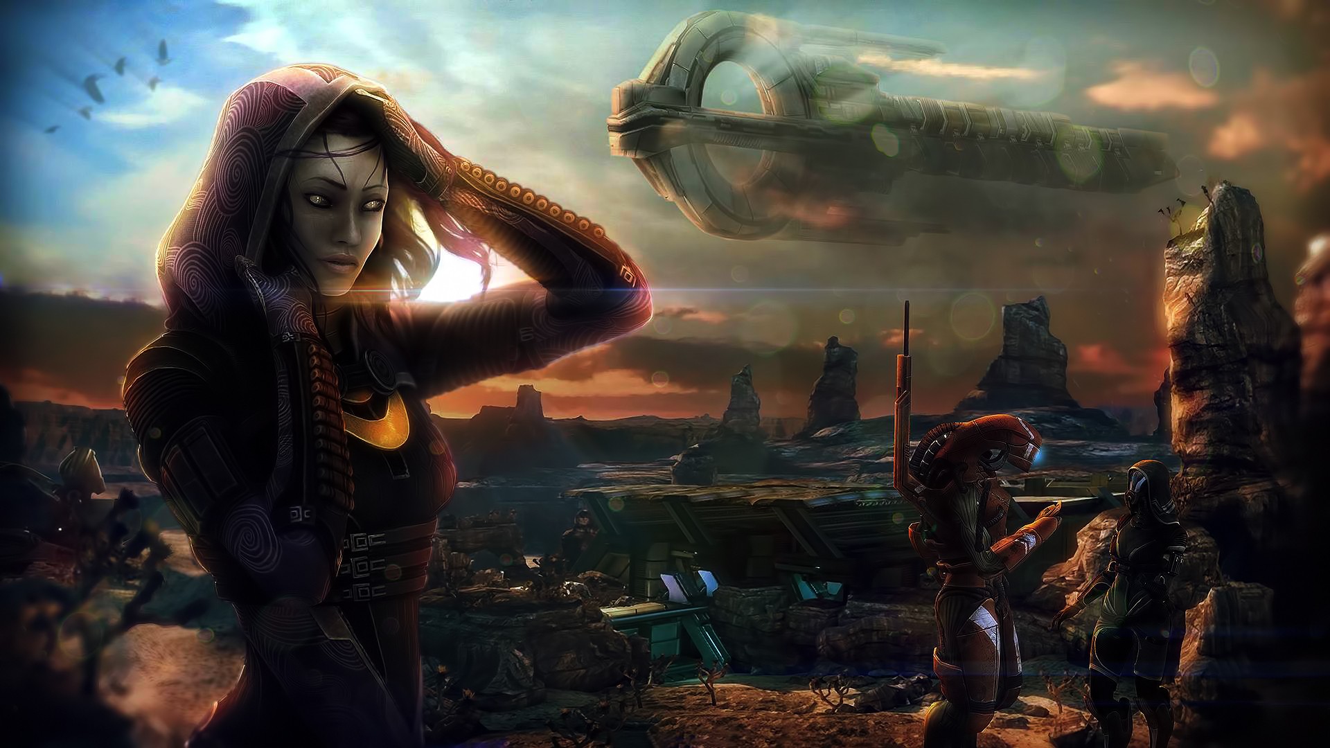 Mass Effect 3 Geth Video Games TaliZorah 1920x1080