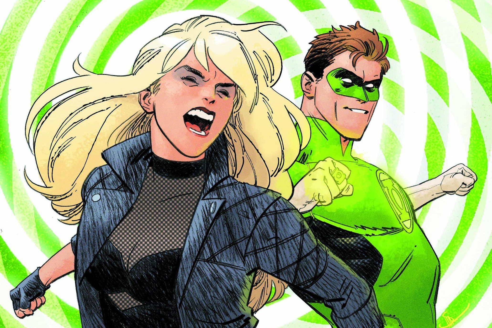 Black Canary Green Lantern Hal Jordan 2061x1372