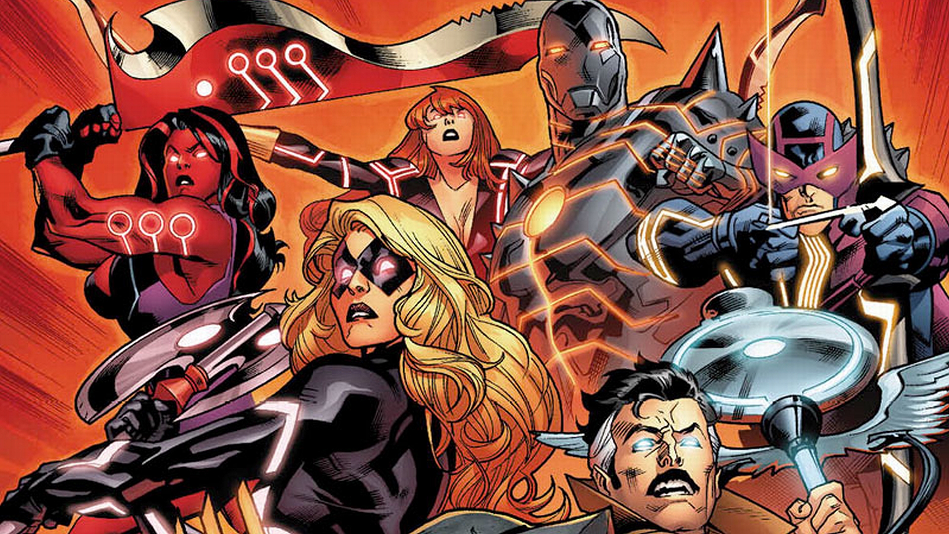Iron Man Black Widow Doctor Strange Hawkeye 1920x1080