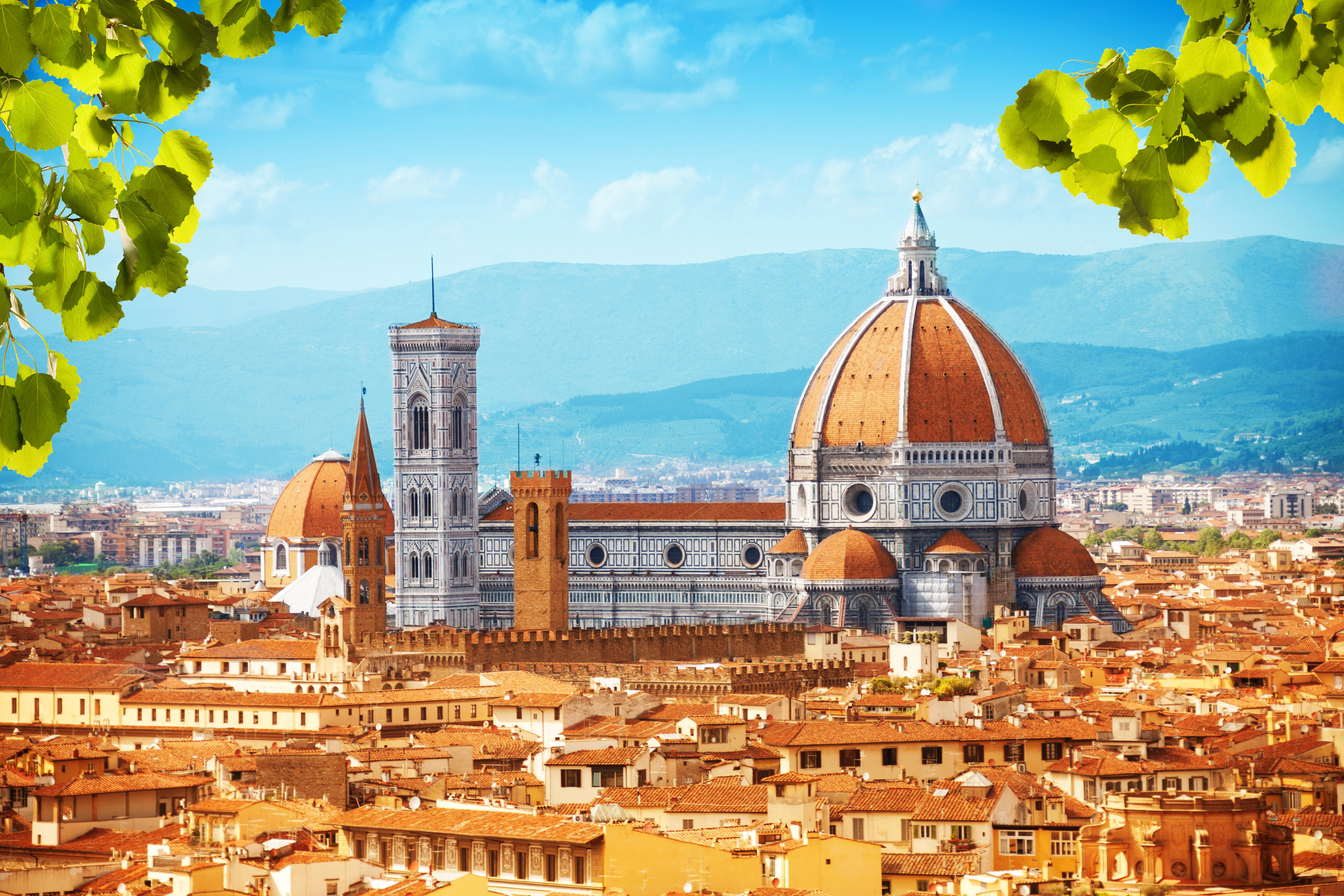 Florence Cathedral Florence Cathedral Italy Cityscape Architecture Dome Building 3600x2400