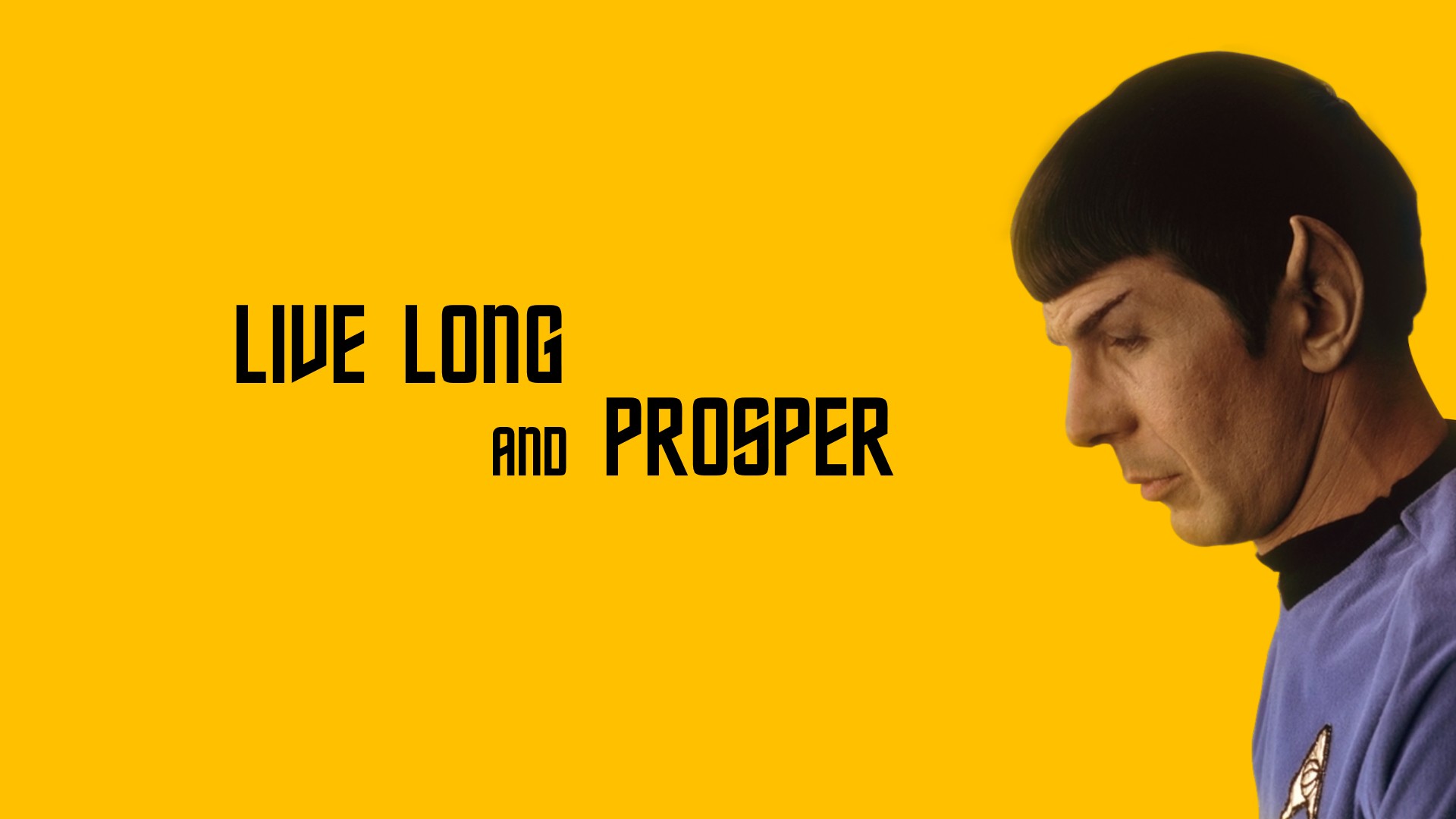 Star Trek Spock Live Long And Prosper 1920x1080
