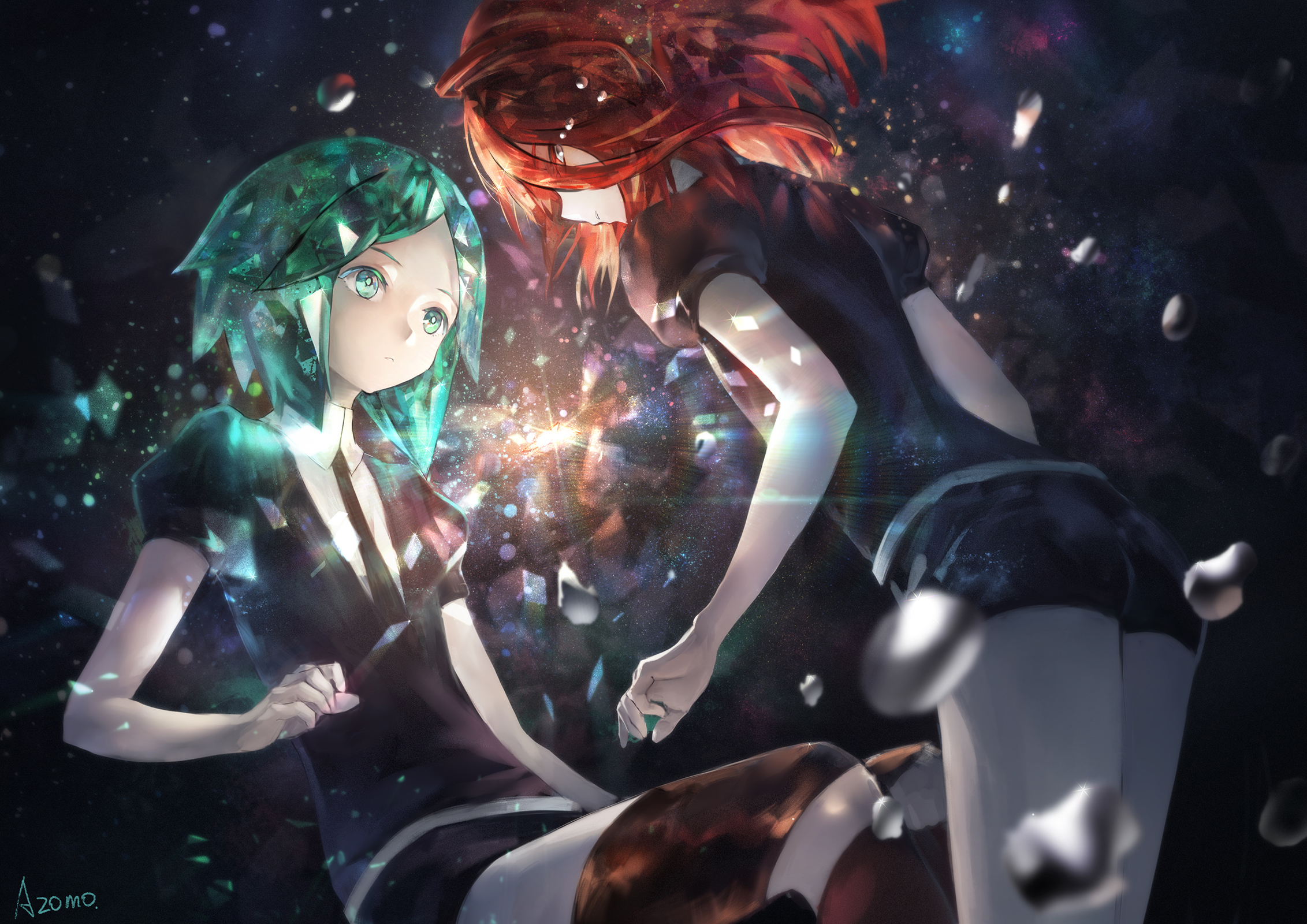 Houseki No Kuni Phos Houseki No Kuni Cinnabar Houseki No Kuni Jewels Azomo 2263x1600