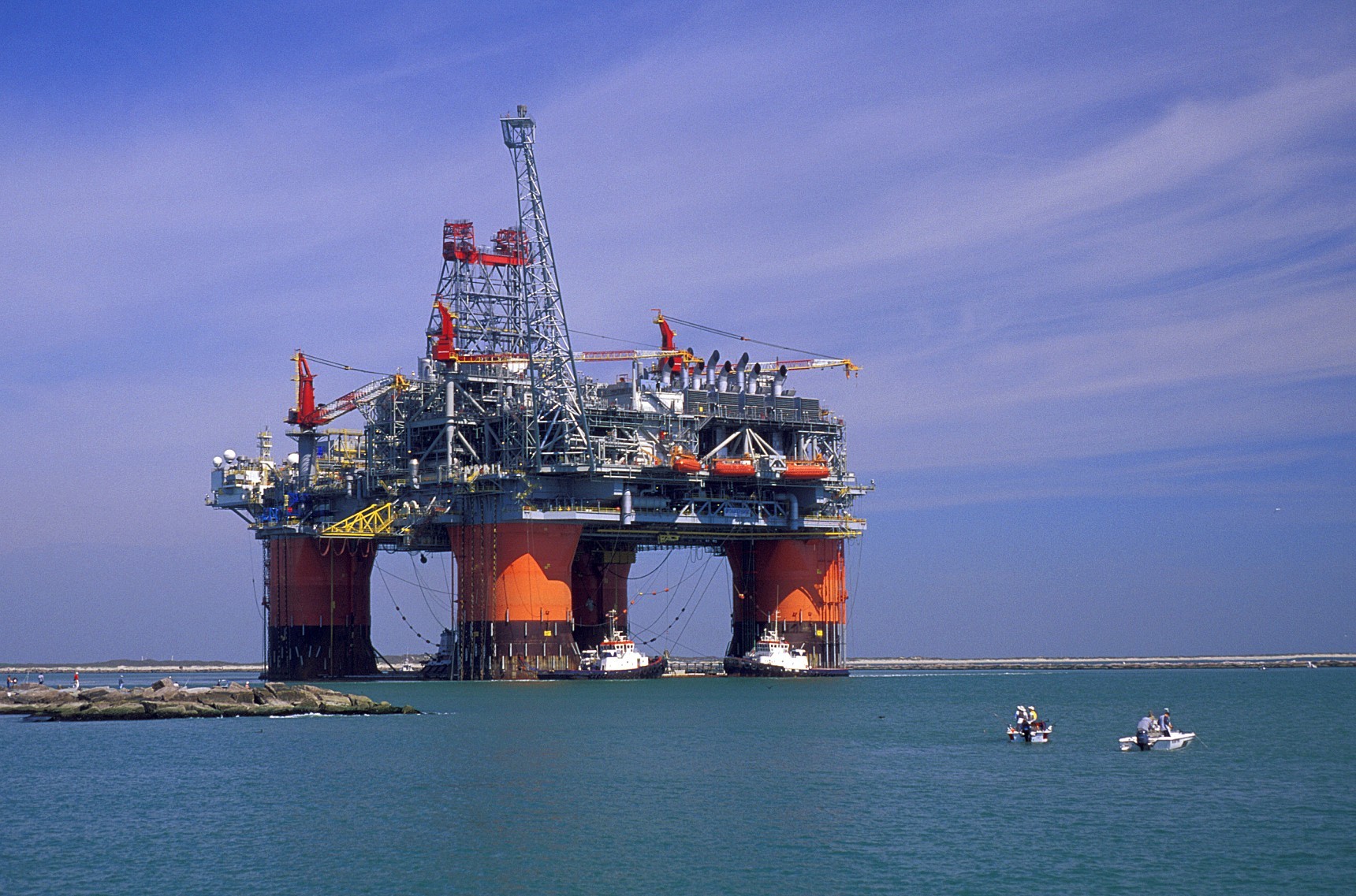 Africa Oil Platform Oil Rig Sea 1720x1137