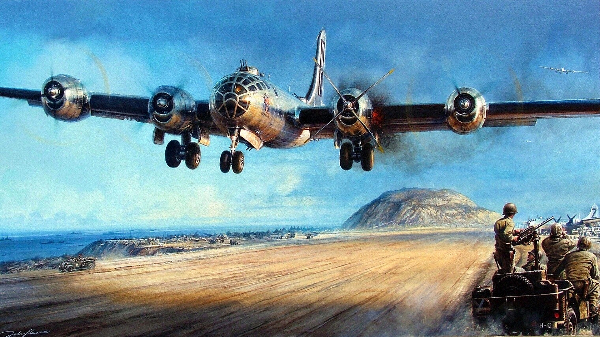 Military Boeing B 29 Superfortress 1920x1080