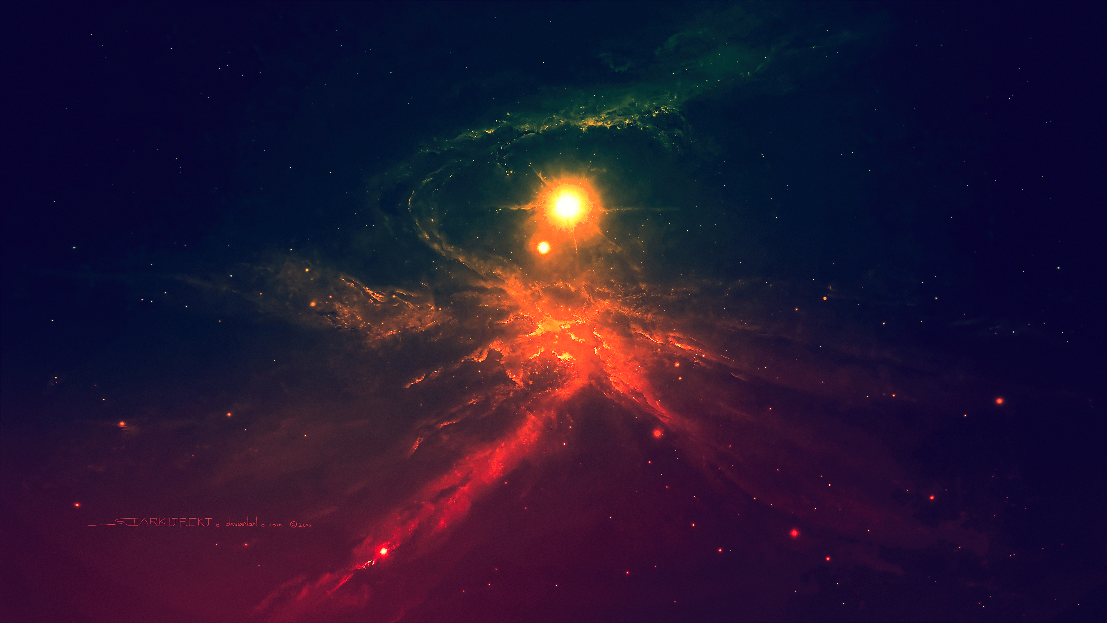 Galaxy Space Stars Universe Spacescapes Nebula Space Art 3840x2160