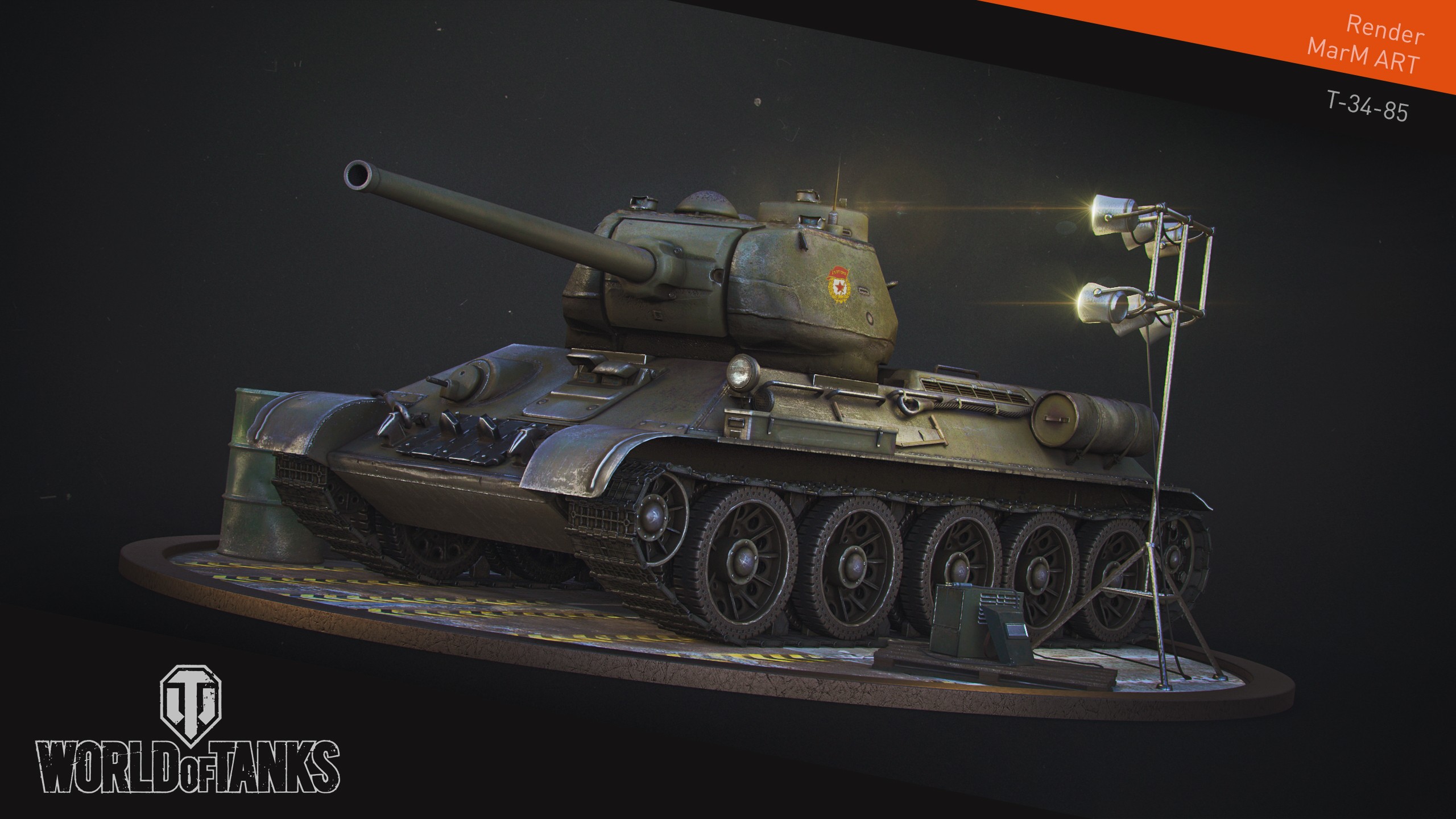 World Of Tanks Tank Wargaming Render Video Games T 34 85 2560x1440