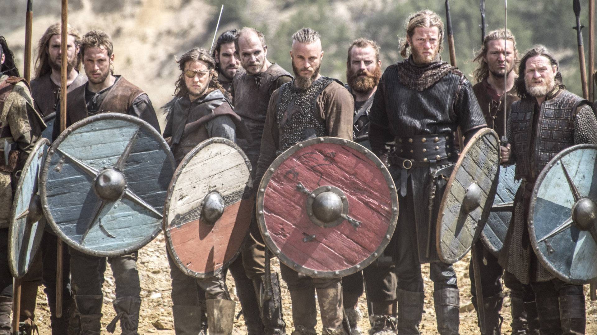Vikings TV Show Ragnar Lothbrok Shield 1920x1080