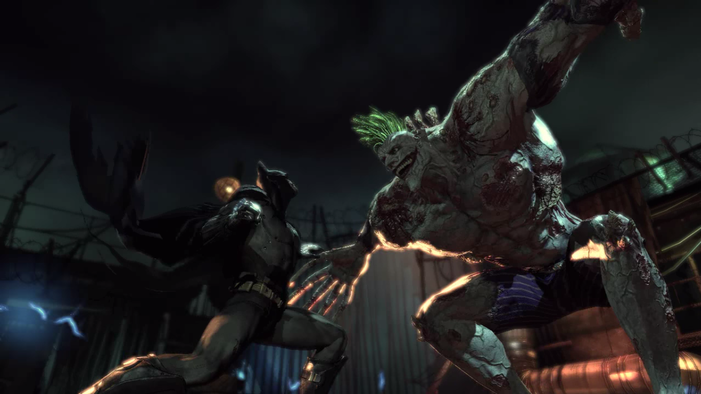 Batman Joker Batman Arkham Asylum Video Games Rocksteady Studios 1364x768