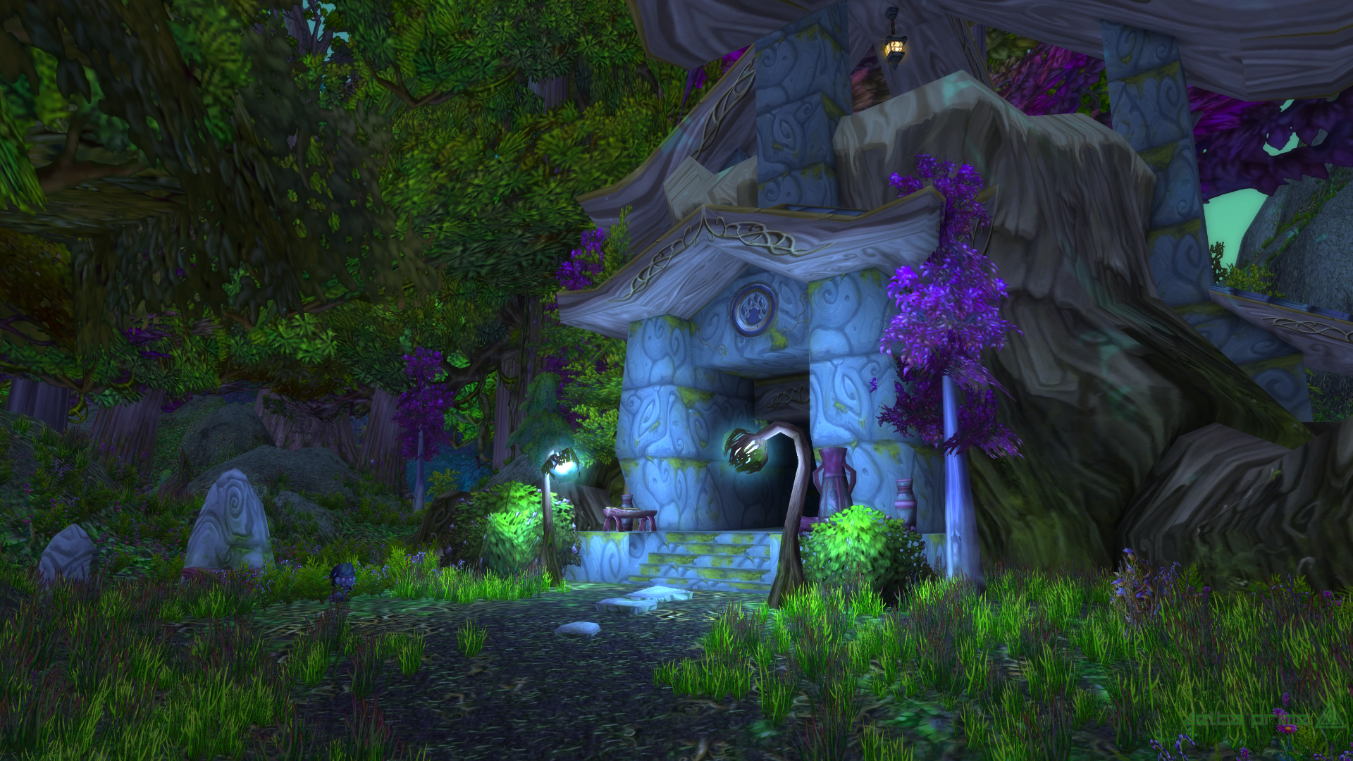 World Of Warcraft Ashenvale Night Elves Forest Alliance Horde Druid 1920x1080