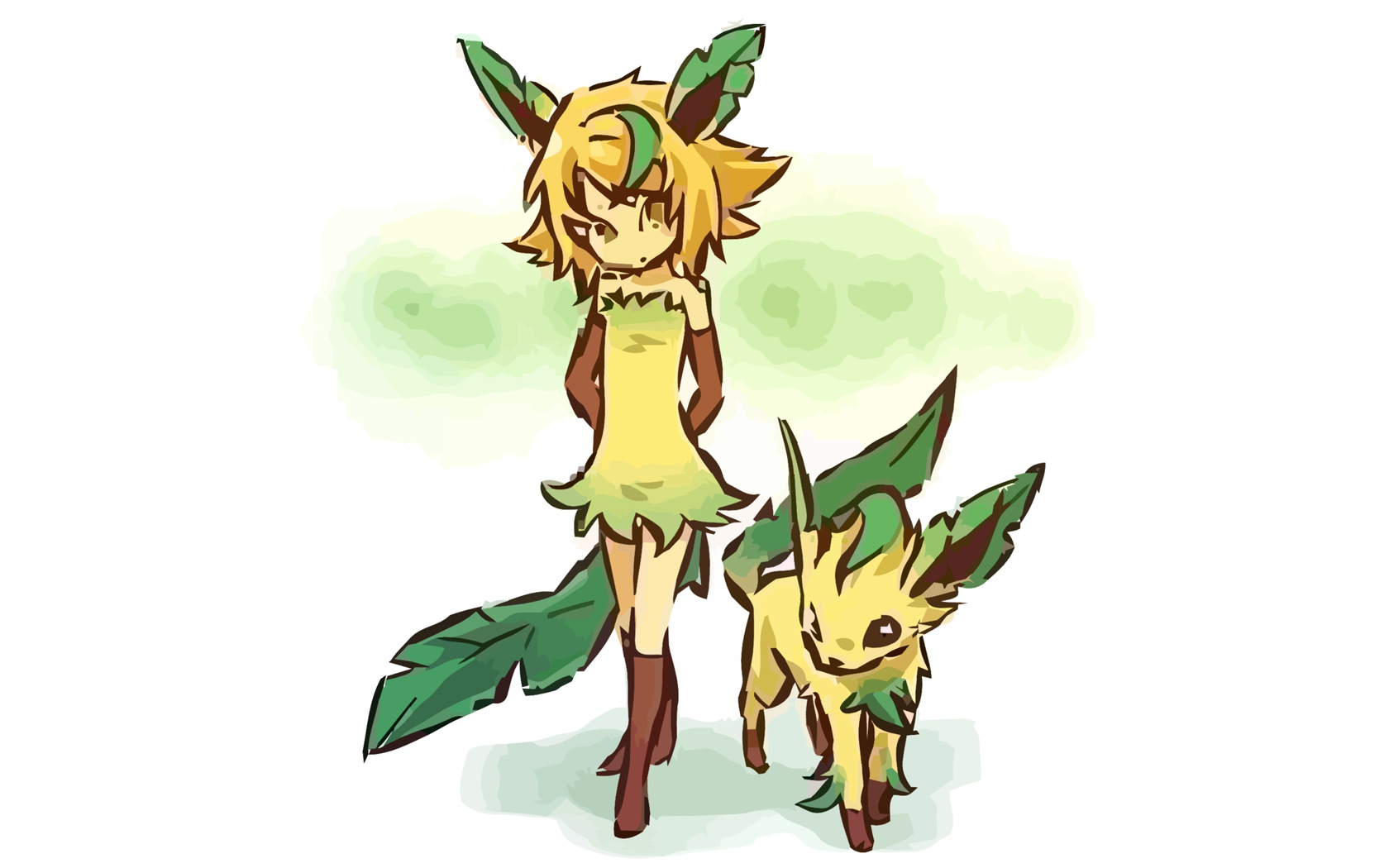 Leafeon Pokemon Grass Pokemon Eeveelutions 1680x1050