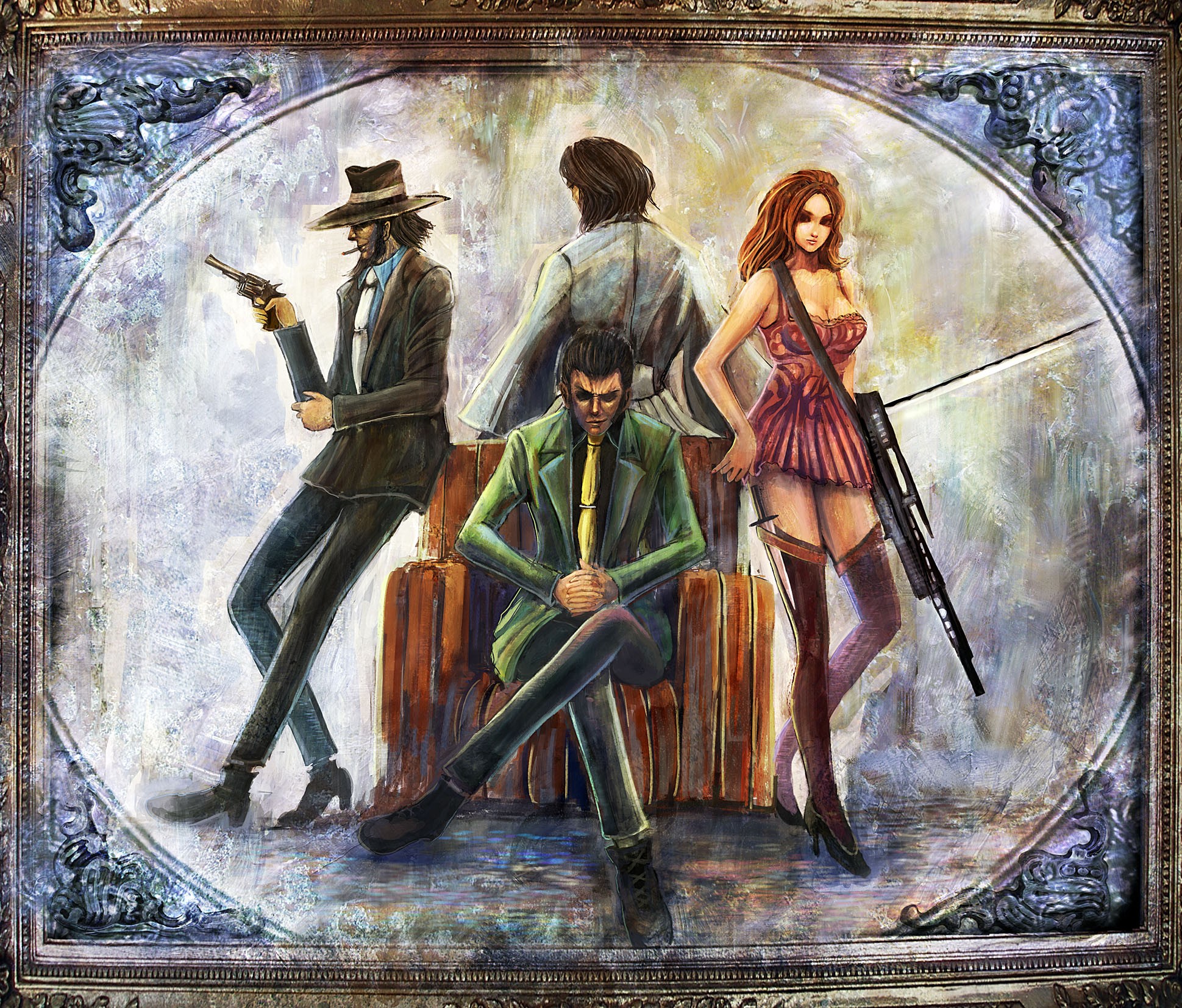 Anime Lupin Iii Anime Girls Anime Men Weapon 1939x1654