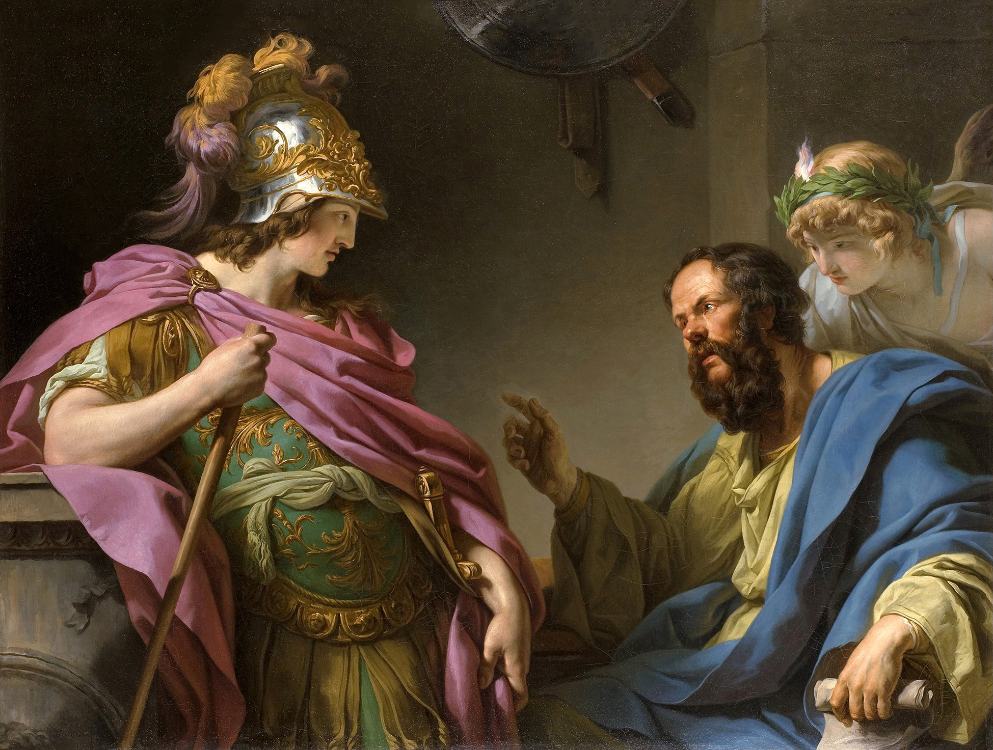 Francois Andre Vincent Painting Classical Art Classic Art Socrates Alcibiades Being Taught By Socrat 1949x1473