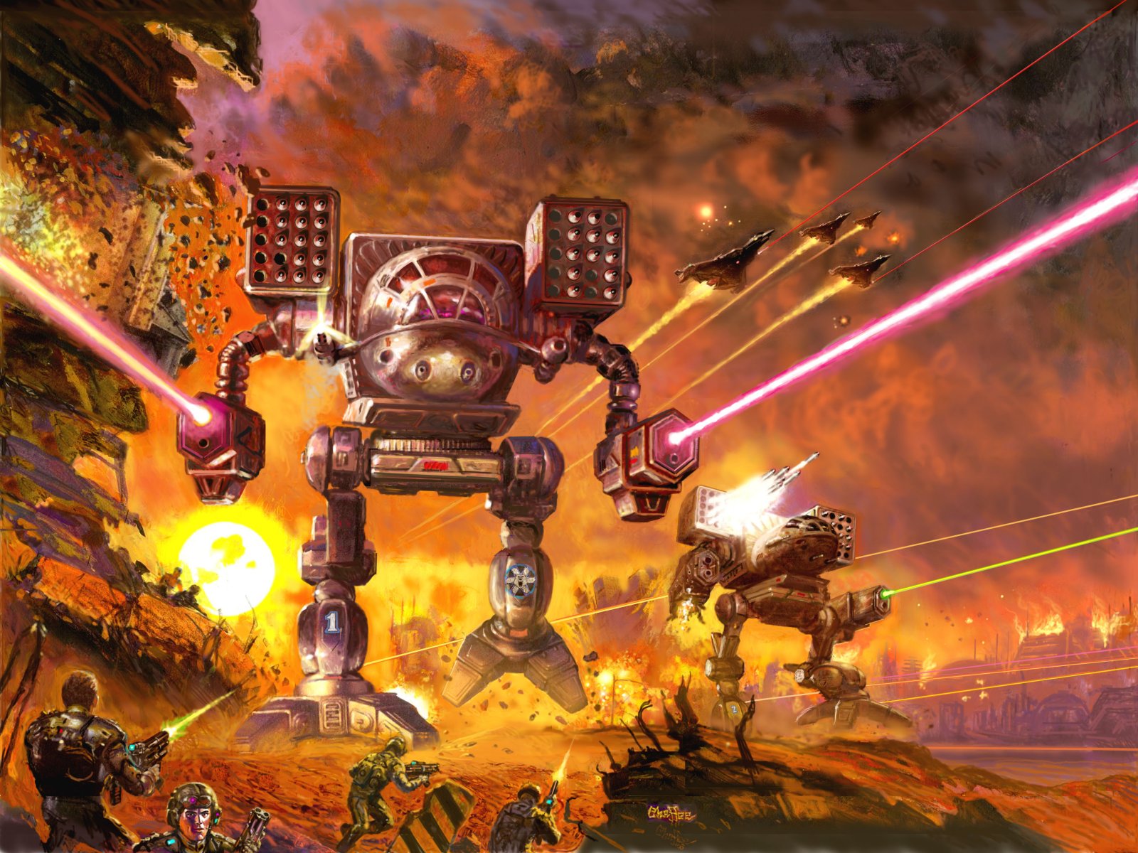 Video Game Mechwarrior 1600x1200