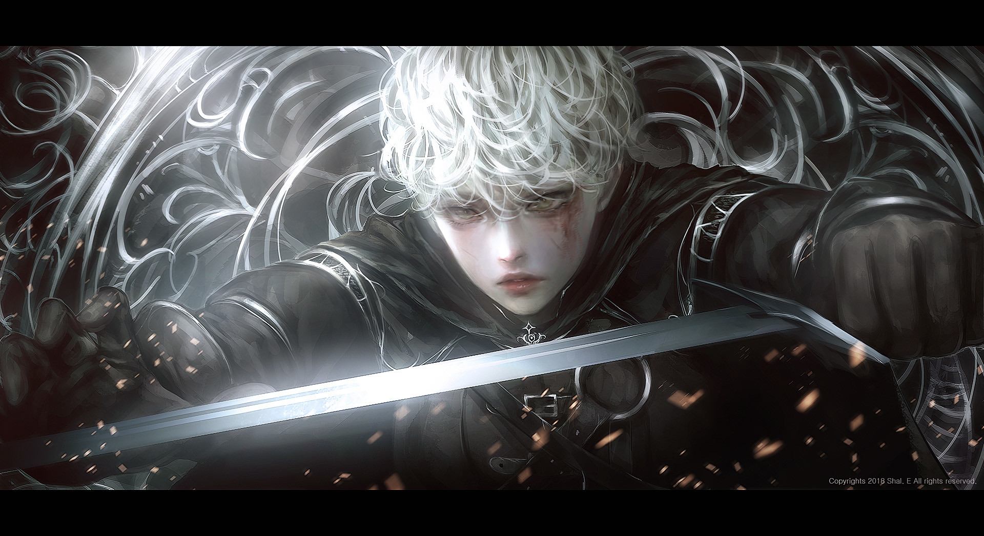 Fantasy Art Sword Knight 1920x1046