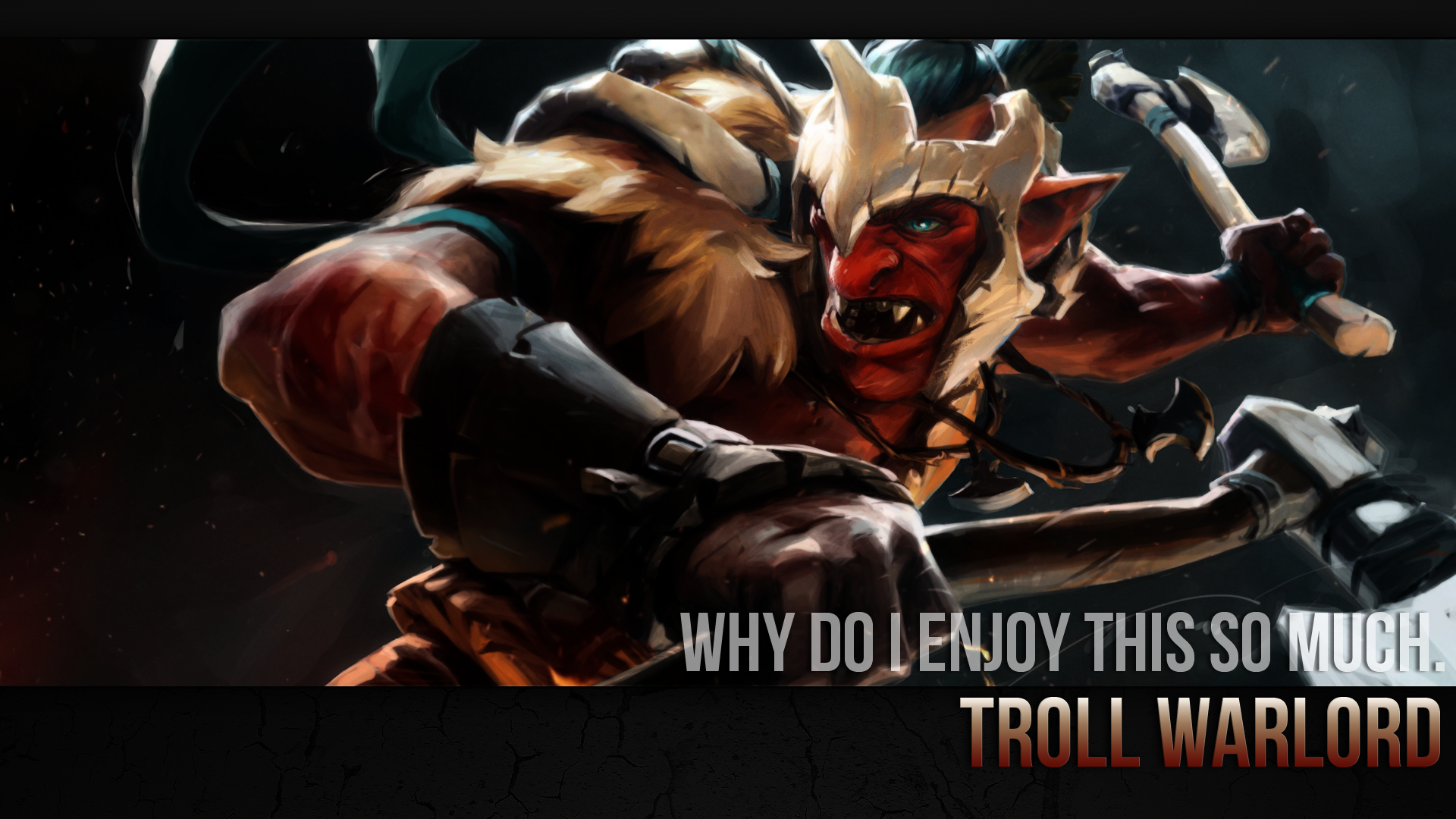 Quote Dota 2 Troll Warlord DOTA 2 Video Games 1920x1080