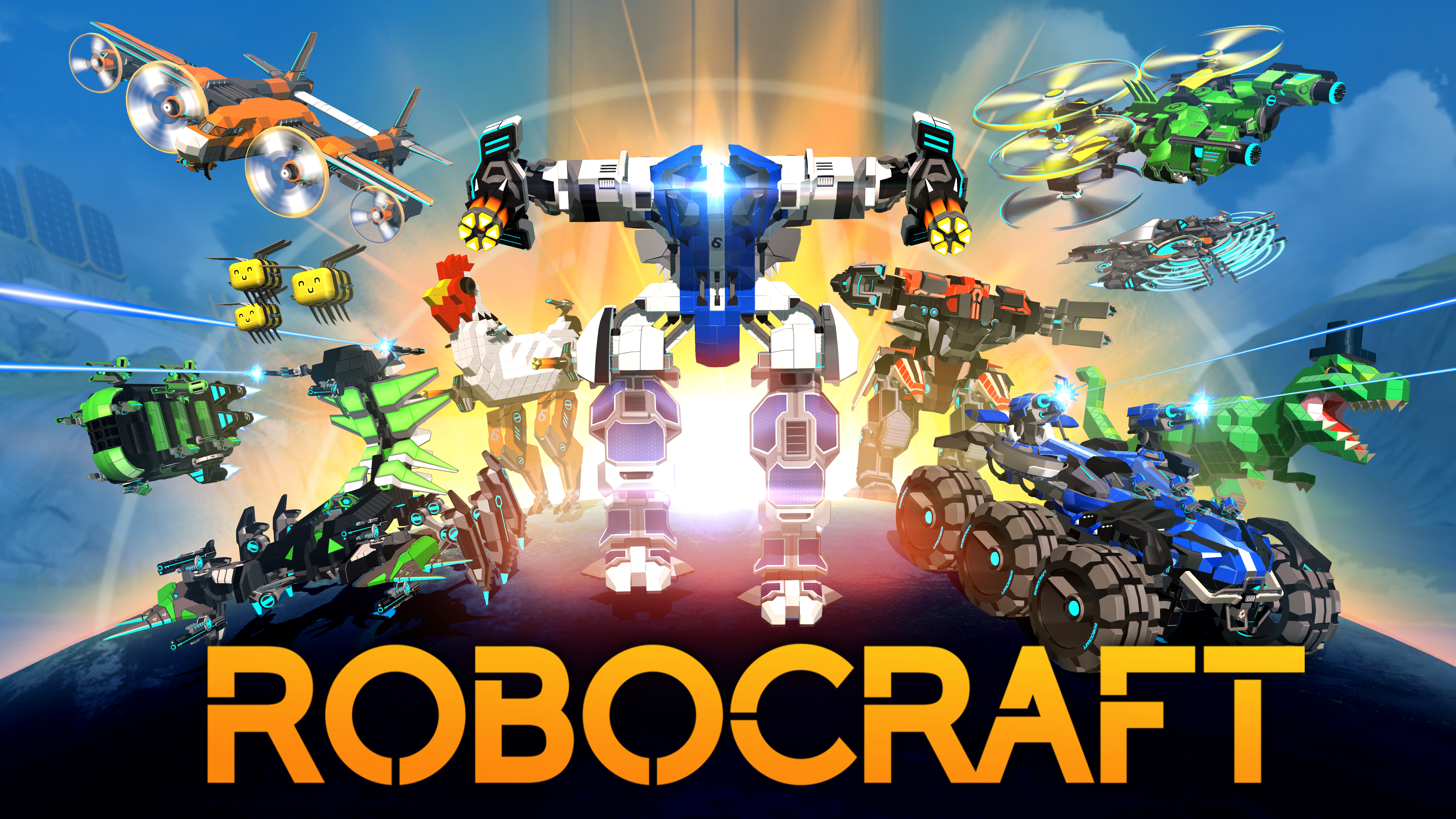 Robocraft Video Games Robot Mech 5120x2880