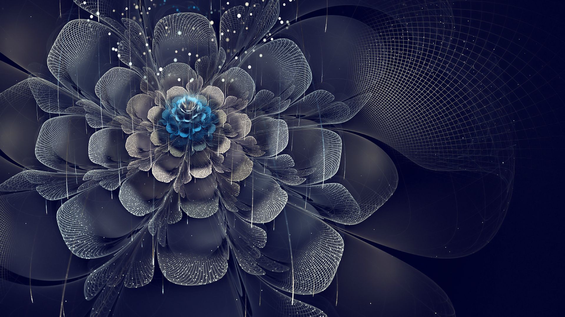 Abstract Fractal Fractal Flowers 1920x1080