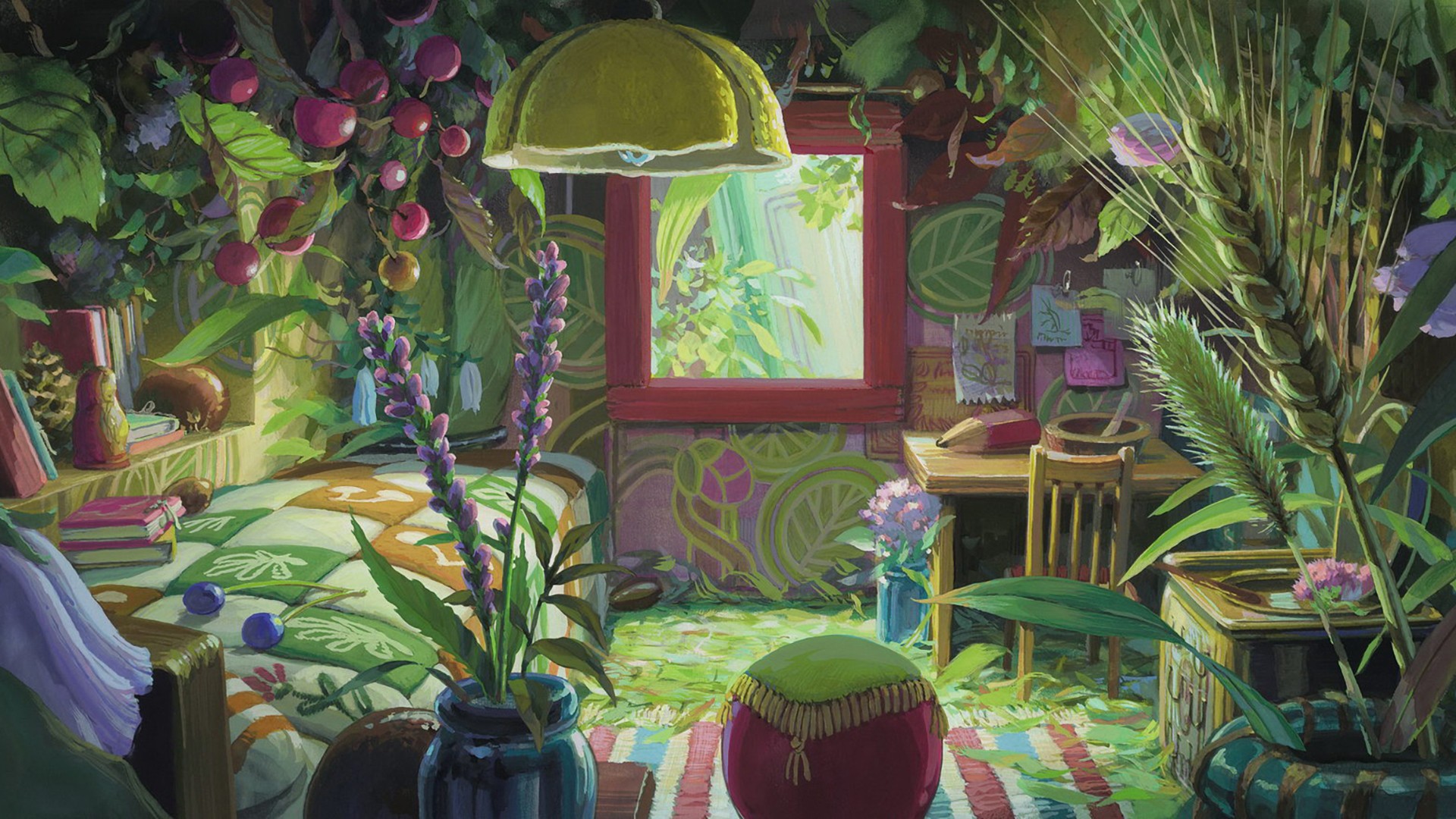 Karigurashi No Arrietty Anime Flowers Interior 1920x1080