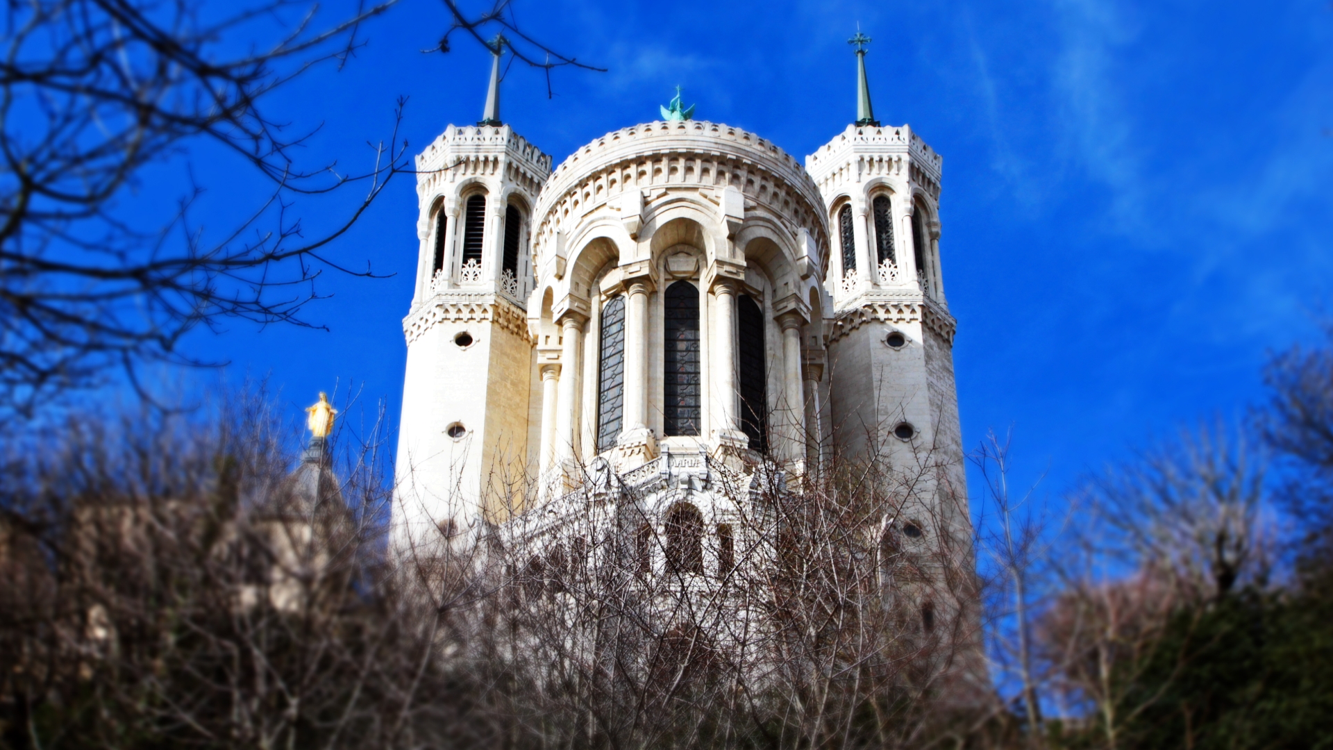 Religious Basilica Of Notre Dame De Fourviere 1920x1080