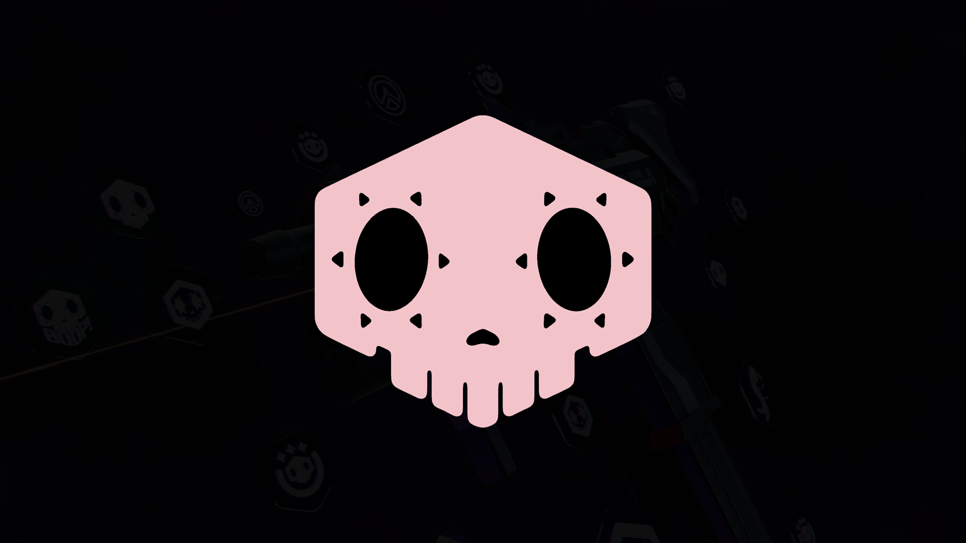 Sombra Overwatch Black Background Hackers Mask 1920x1080