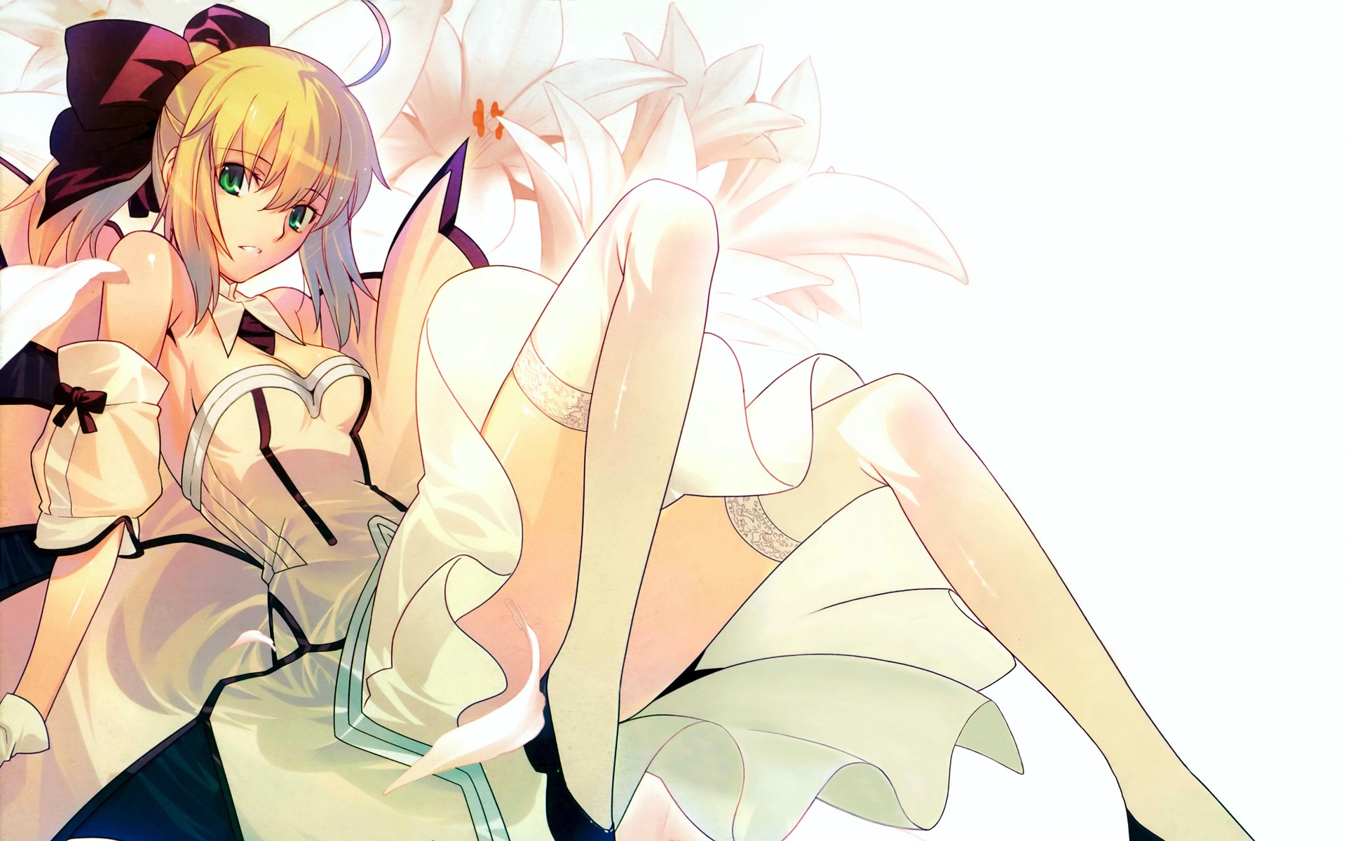 Saber Anime Girls Fate Series Fate Stay Night Type Moon Saber Lily 1920x1200
