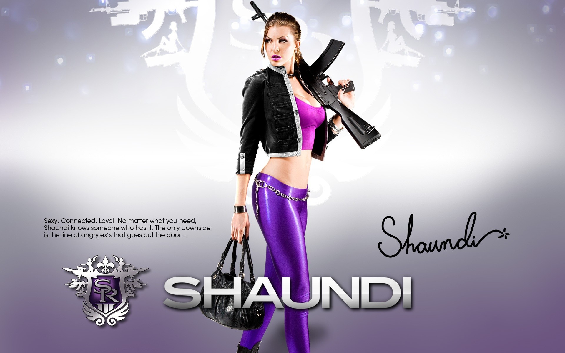 Saints Row IV Saints Row Video Games Video Game Girls Weapon 1920x1200