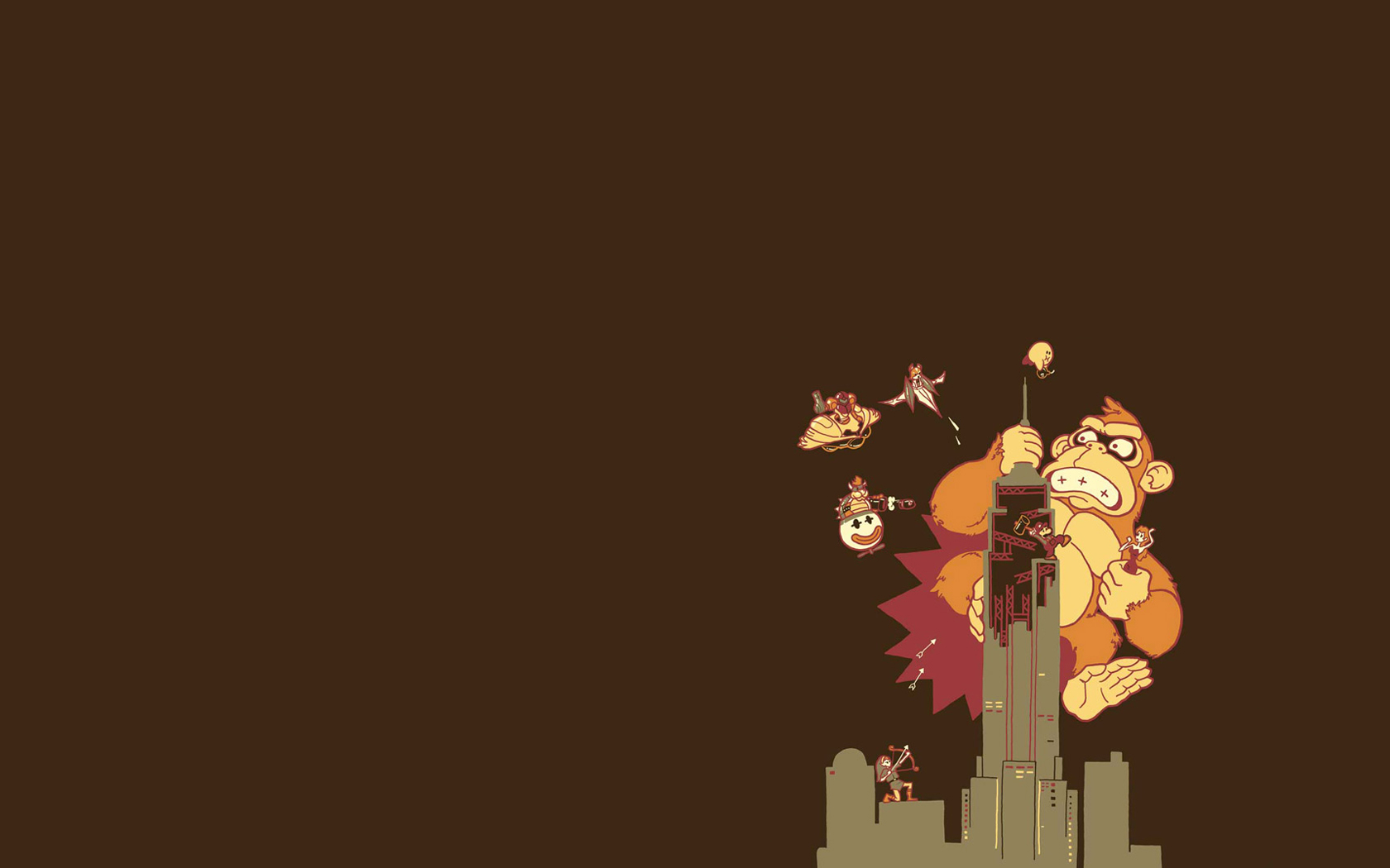 Donkey Kong Link Samus Aran 1680x1050