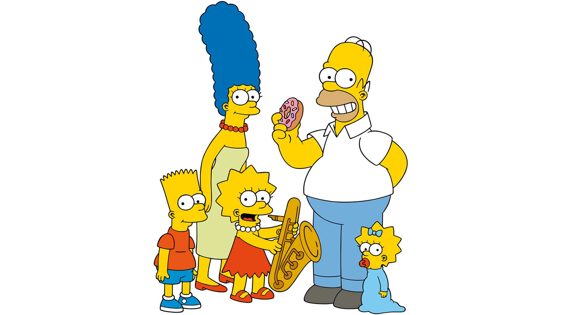 The Simpsons Homer Simpson Bart Simpson Maggie Simpson Marge Simpson Lisa Simpson 1920x1080