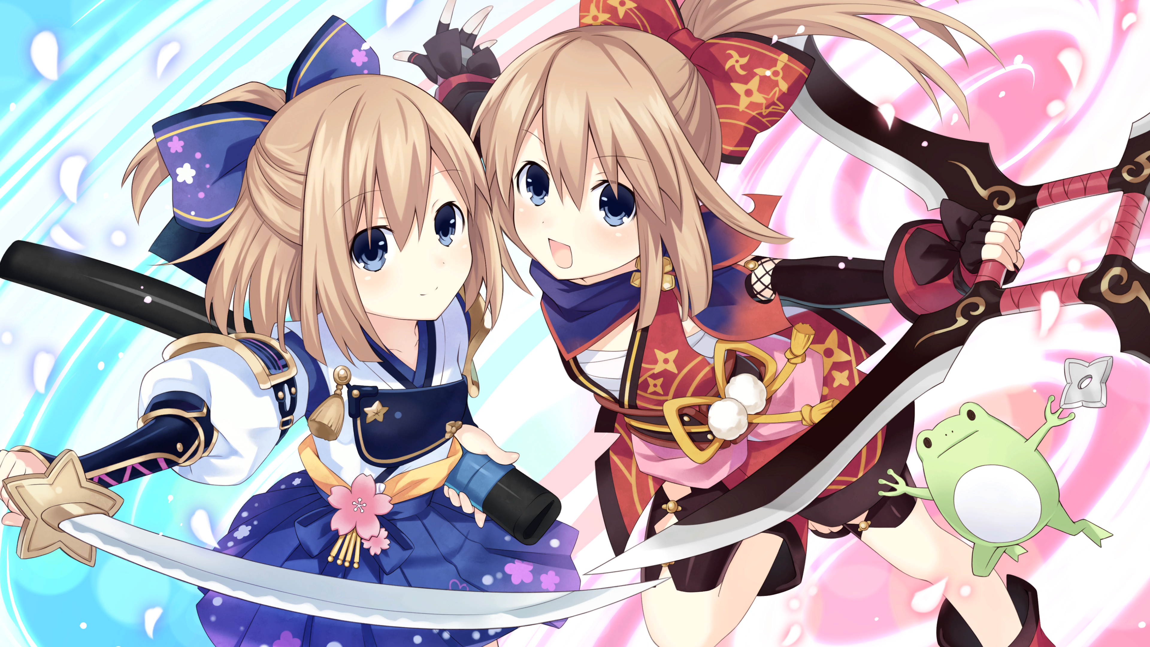 Rom Hyperdimension Neptunia Hyperdimension Neptunia Anime Girls Ram Hyperdimension Neptunia 3840x2160