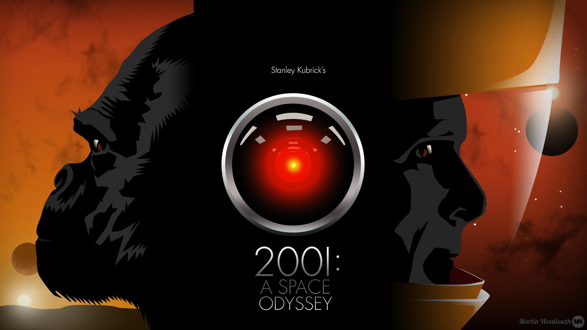 2001 A Space Odyssey HAL 9000 Movies Stanley Kubrick 1920x1080