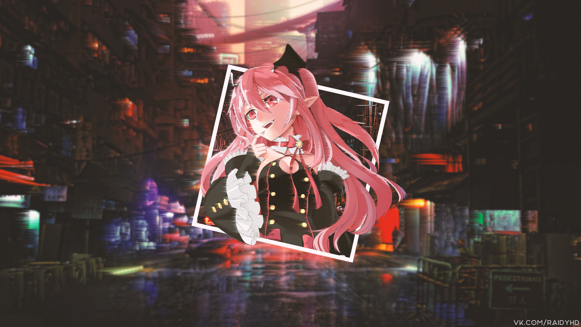 Anime Anime Girls Picture In Picture Krul Tepes Owari No Seraph 1920x1080