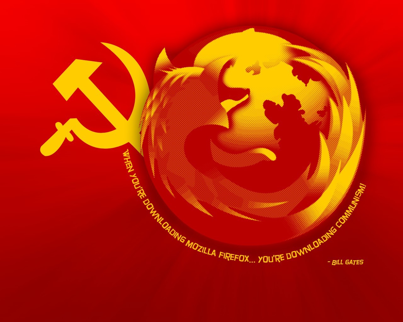 Humor Mozilla Firefox Communism 1280x1024