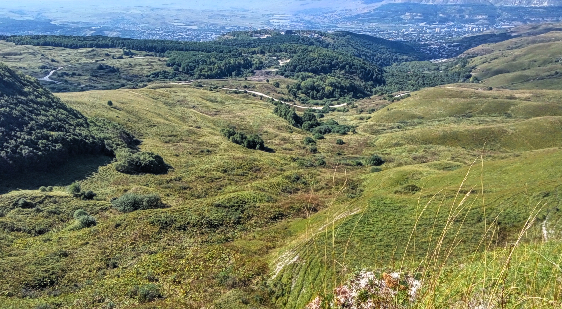 Landscape Hills Green Grass Kislovodsk 1920x1056