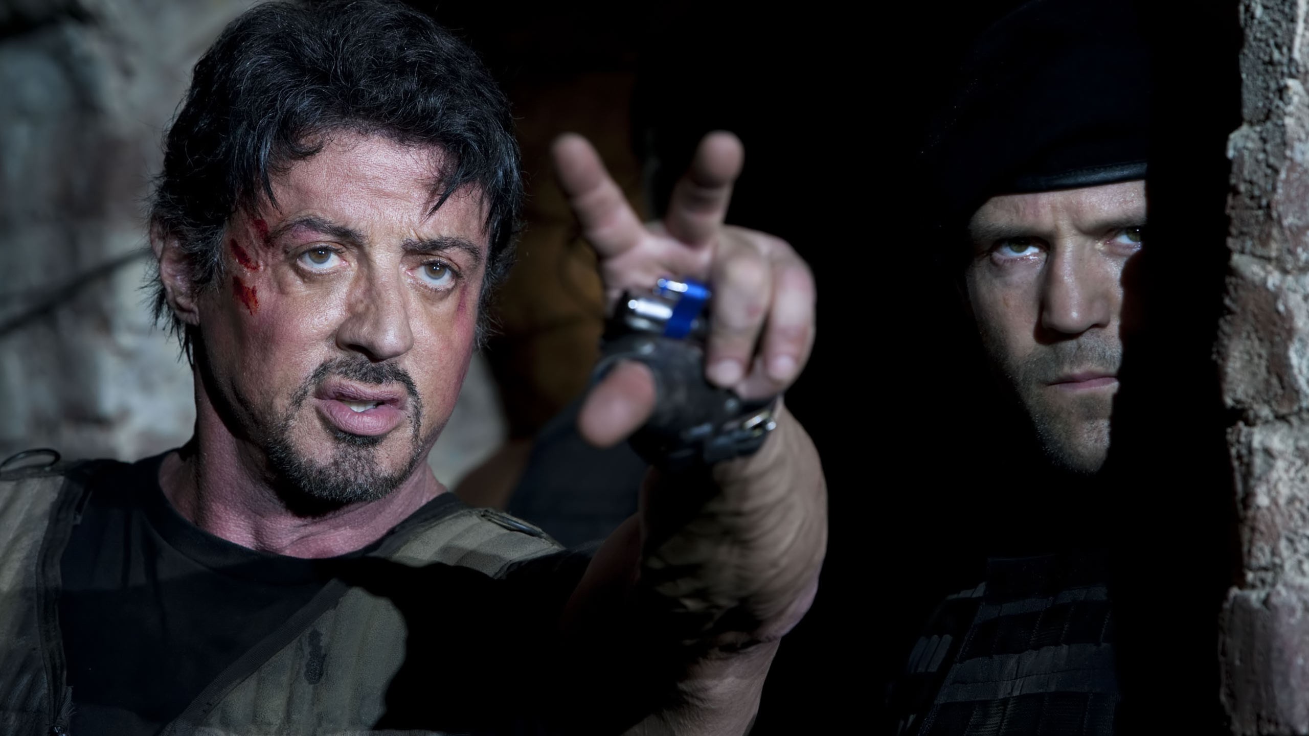 Jason Statham The Expendables 3 Sylvester Stallone 2560x1440