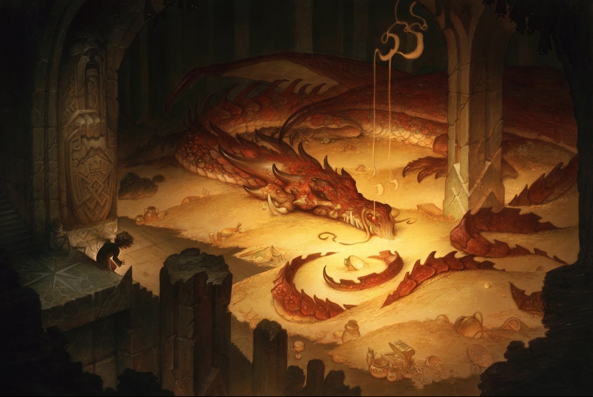 The Hobbit Smaug Fantasy Art Dragon 1189x795