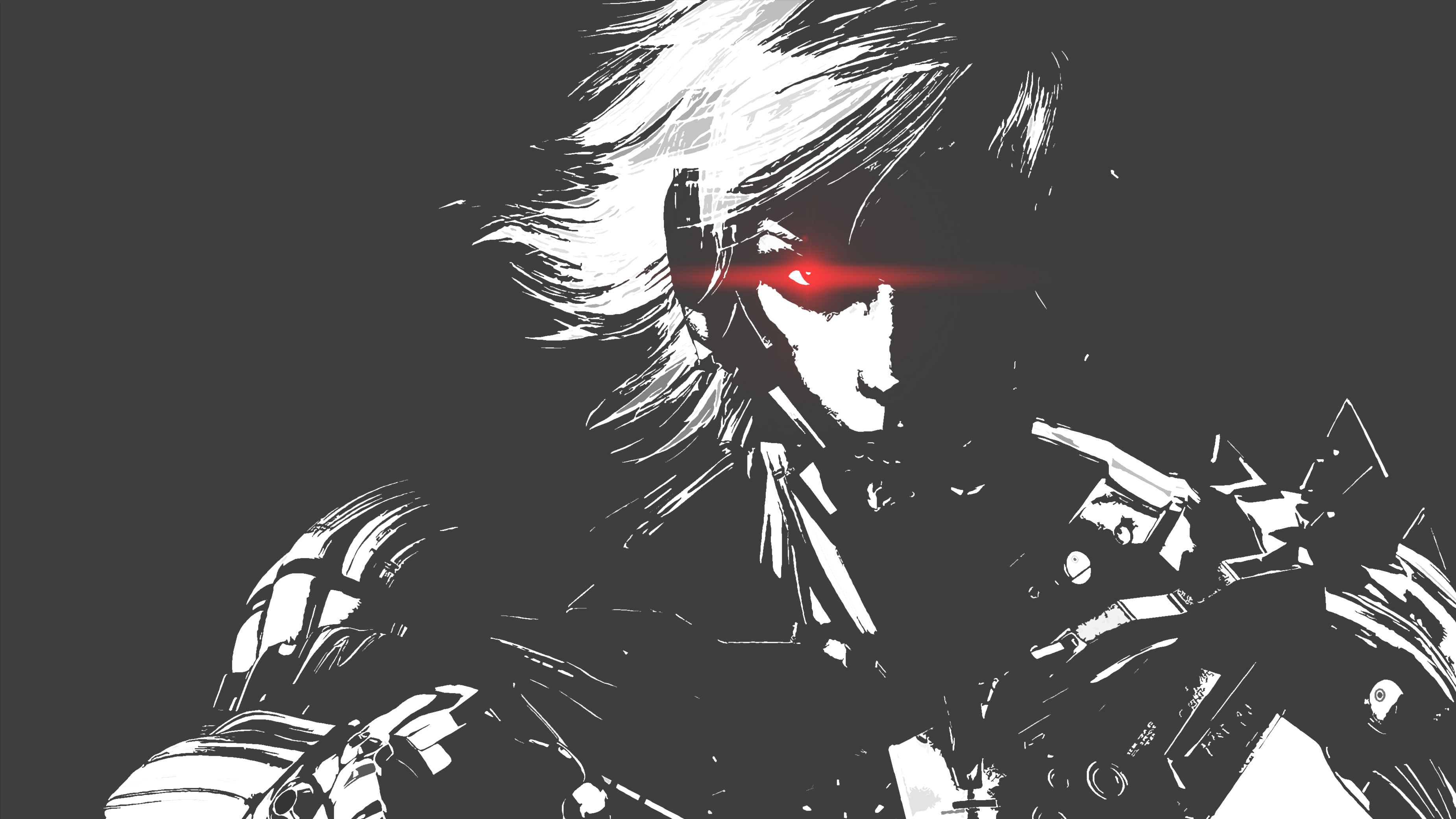Metal Gear Rising Raiden Metal Gear 3700x2081