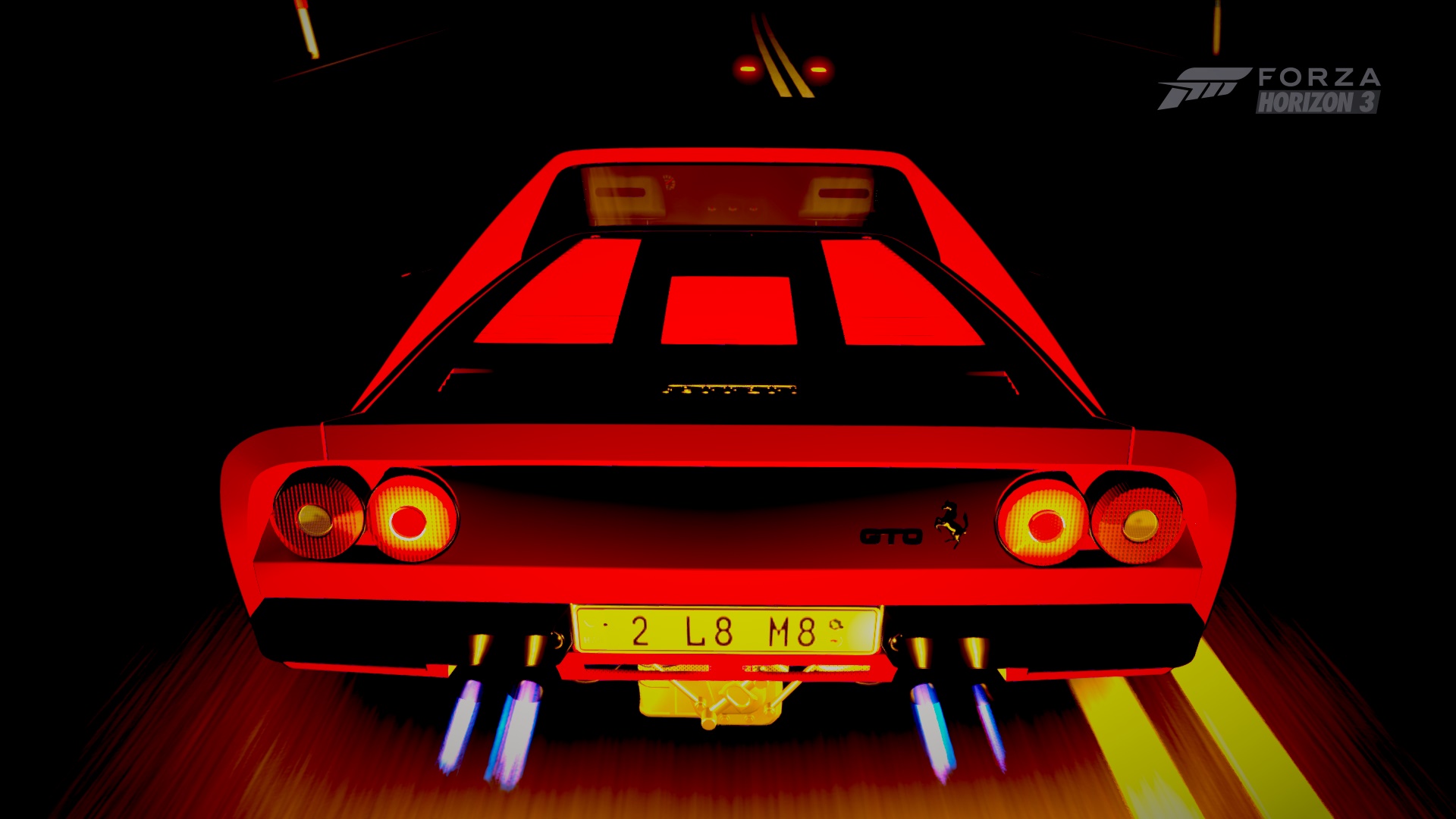 Forza Horizon 3 Ferrari 288 Gto Video Games Car Red 1920x1080