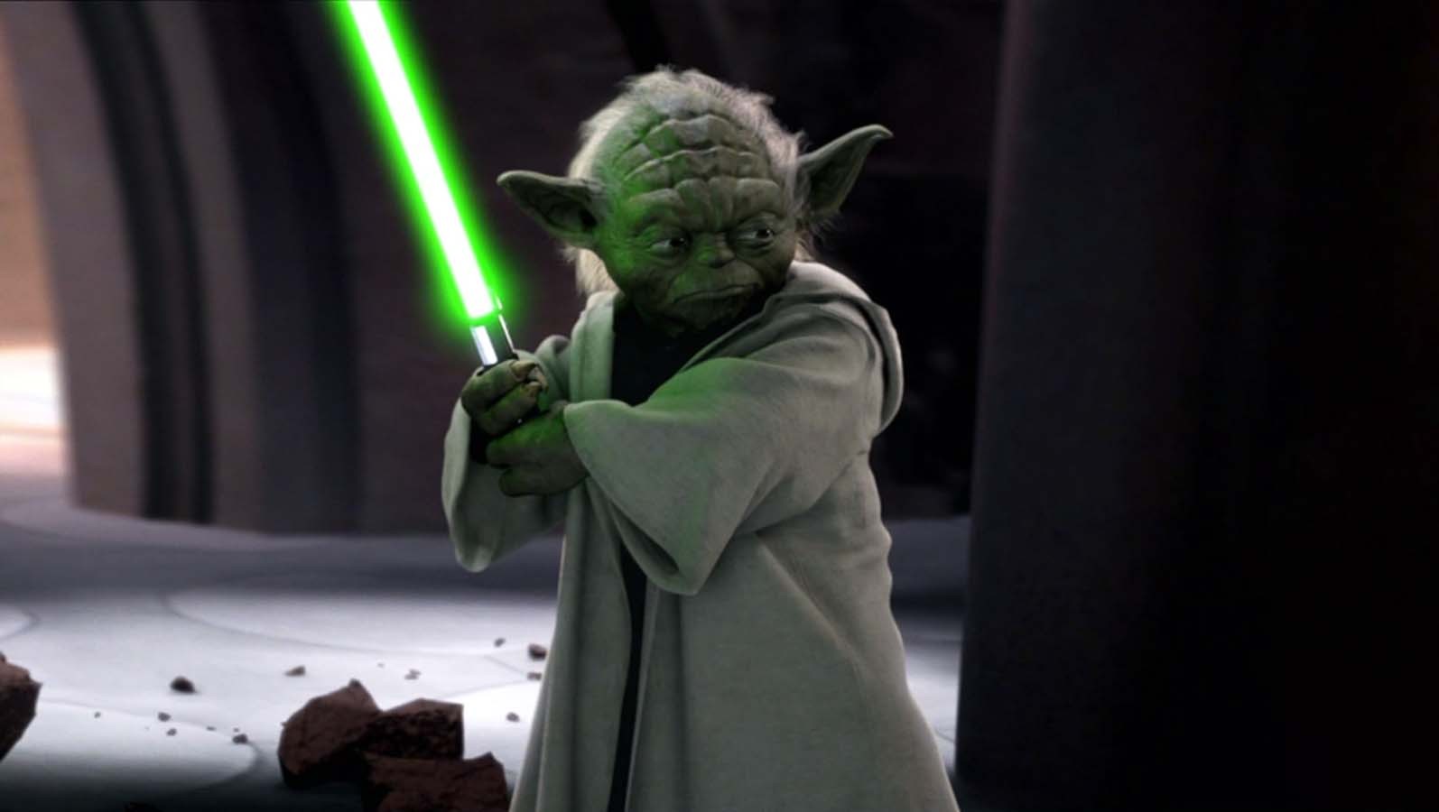 Star Wars Yoda Jedi Star Wars Episode Ii Attack Of The Clones Lightsaber 1594x900