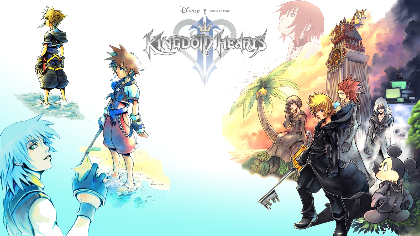 Sora Kingdom Hearts Riku Kingdom Hearts Roxas Kingdom Hearts Axel Kingdom Hearts Xion Kingdom Hearts 1600x900