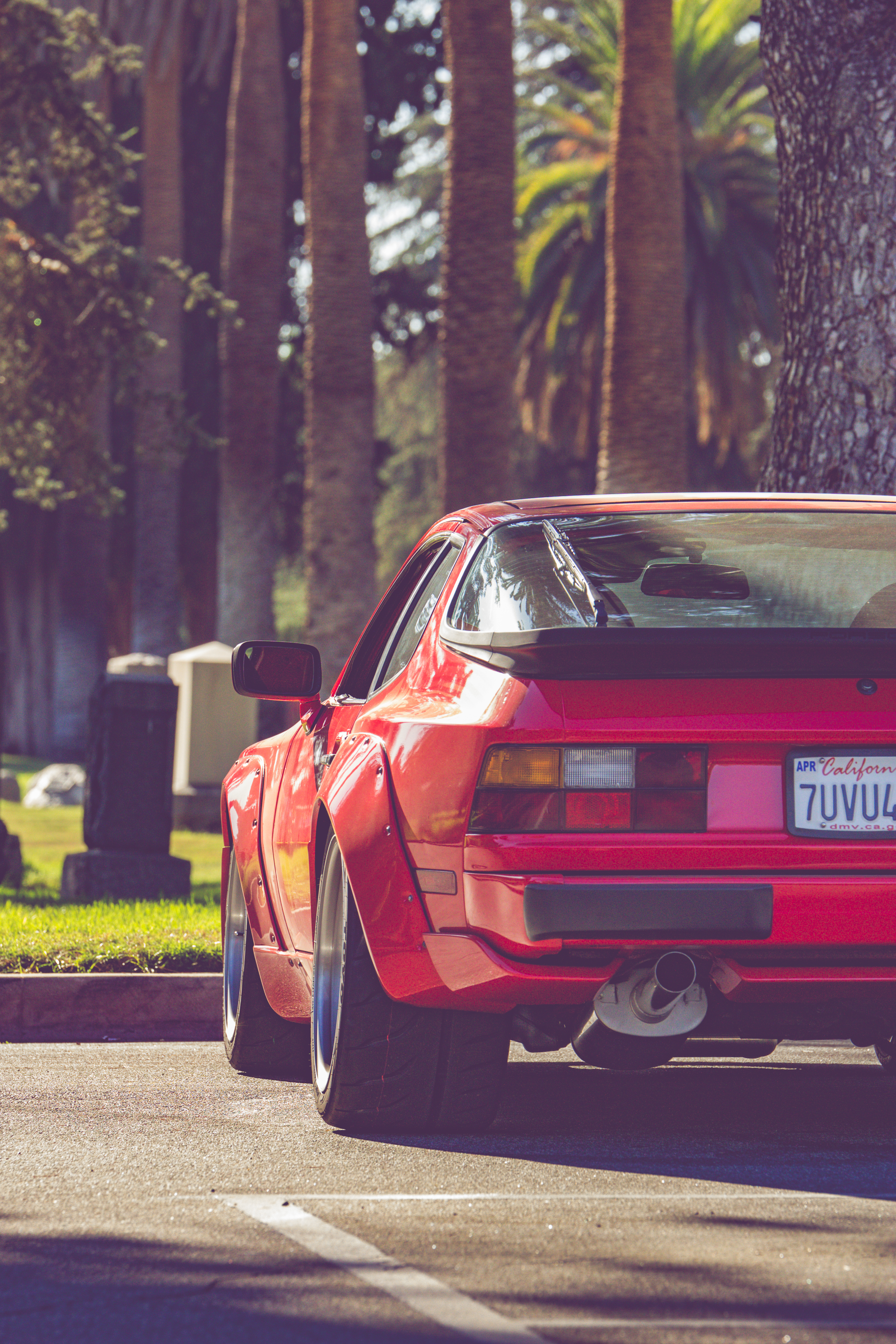 Porsche Porsche 944 Widebody Race Cars Car Vehicle Red Cars Bolt On Fender Flares 3456x5184