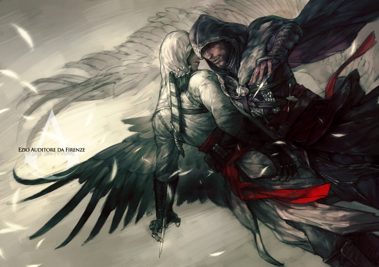 Assassins Creed Video Game Art Fantasy Art Video Games Ezio Auditore Da Firenze 1276x900