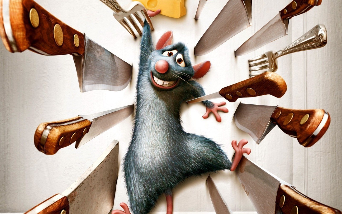 Ratatouille Movies Animated Movies Rats Knife Smiling Pixar Animation  Studios Wallpaper - Resolution:1440x900 - ID:653653 