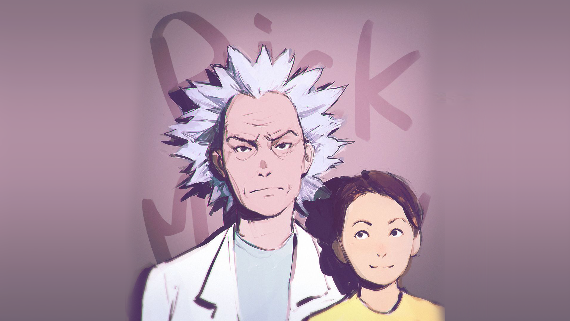 Rick And Morty Ilya Kuvshinov Rick Sanchez Morty Smith 1920x1080