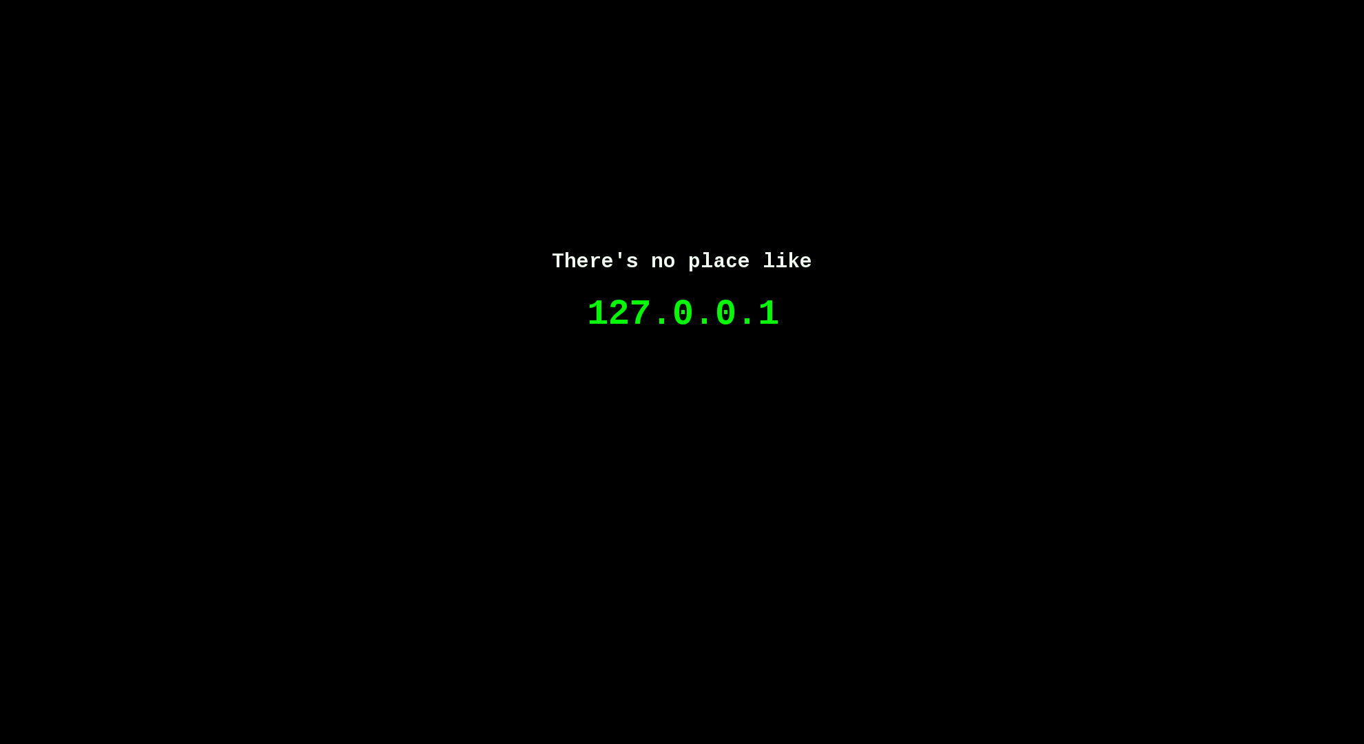 Hacking Text Black Background Minimalism Home Localhost Network Computer 1980x1080