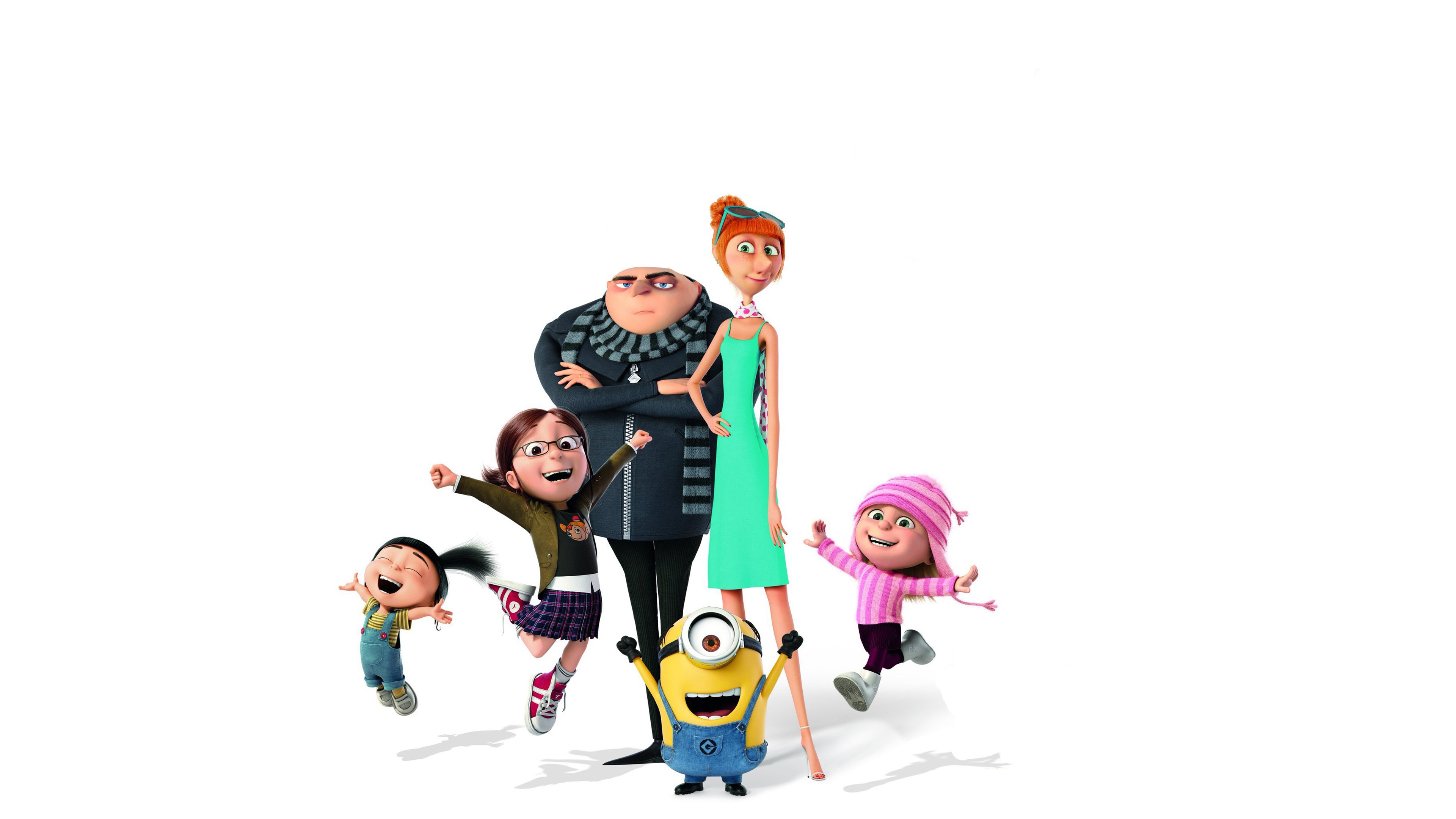 Despicable Me 3 Gru Despicable Me Lucy Despicable Me Agnes Despicable Me Edith Despicable Me Margo D 3840x2160