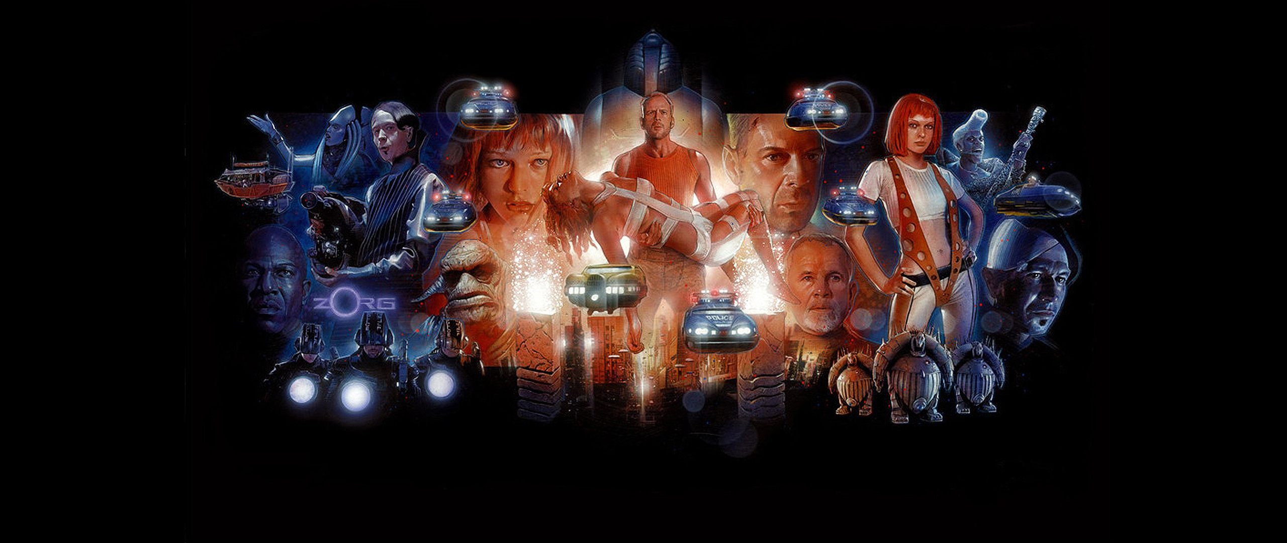 The Fifth Element Movies Ultrawide Bruce Willis 2560x1080