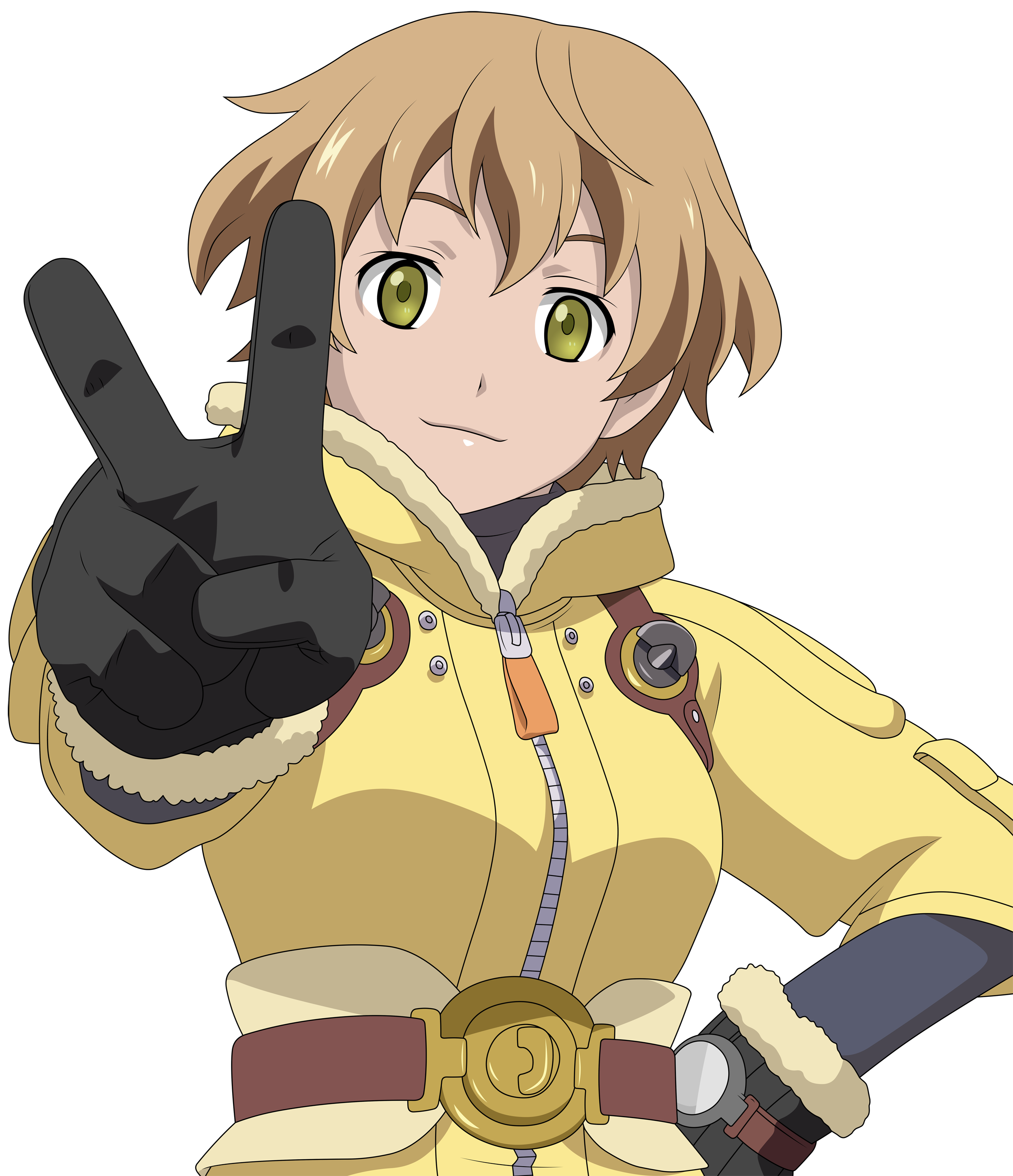 Last Exile Anime Girls Anime Green Eyes Fam Fan Fan Wallpaper Resolution2500x2900 Id640172