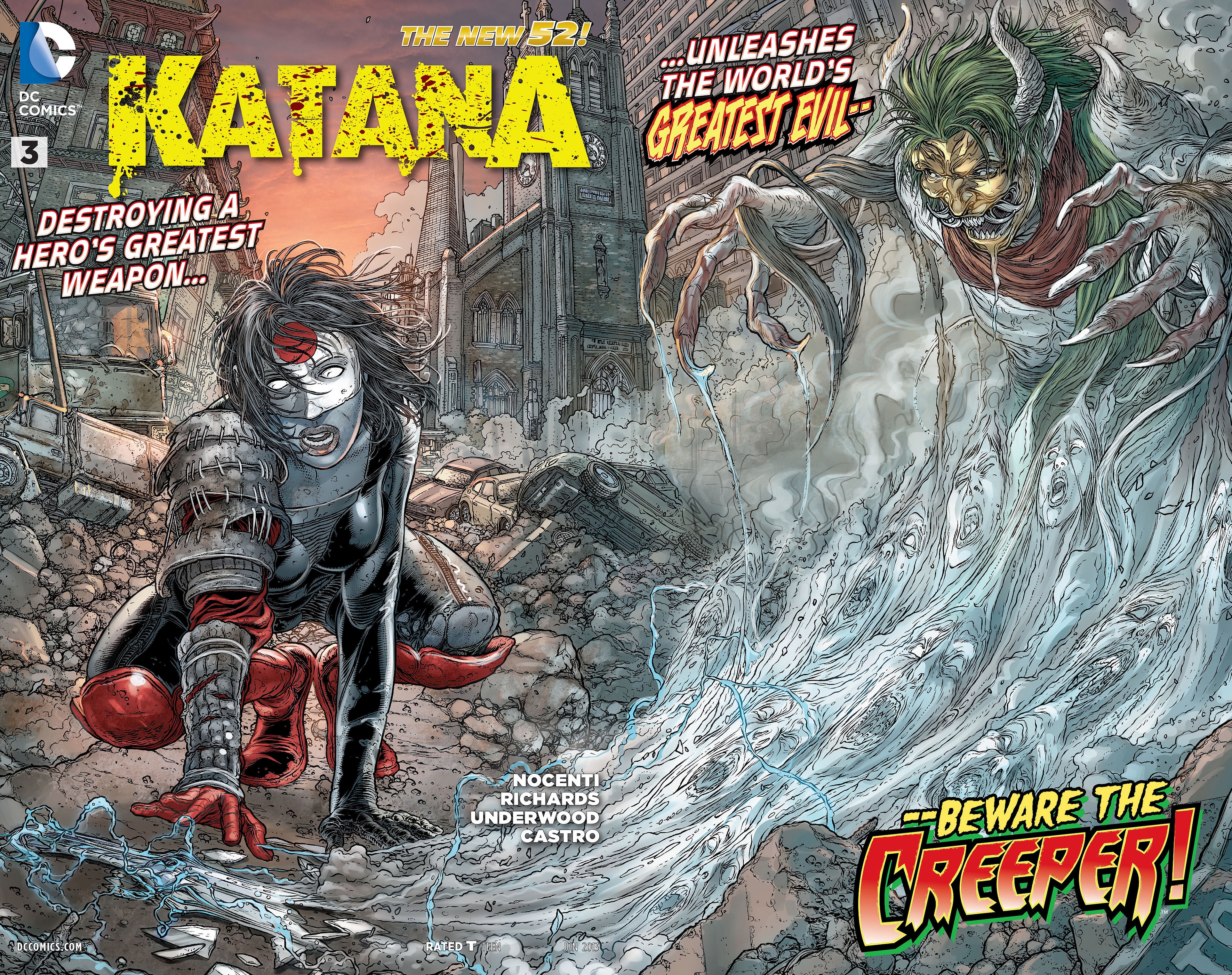 Katana Katana DC Comics 3850x3046