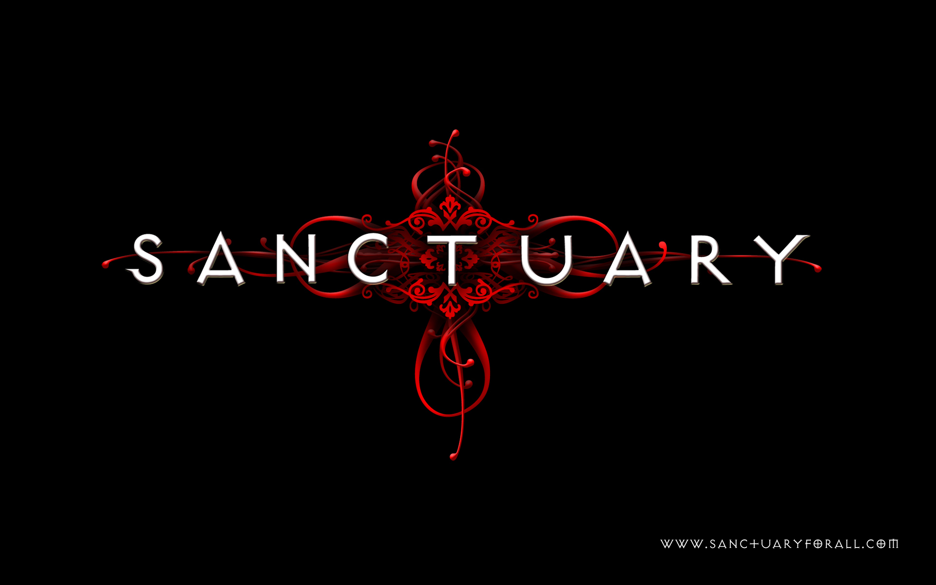 Sanctuary Series Simple Background Black Background 1920x1200