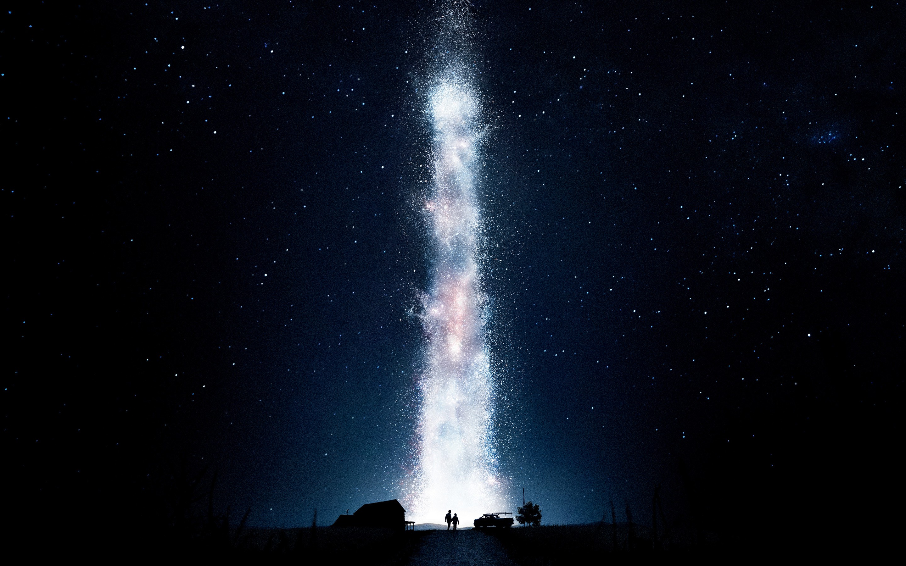 Space Stars Movies Silhouette Interstellar Movie Science Fiction 2880x1800
